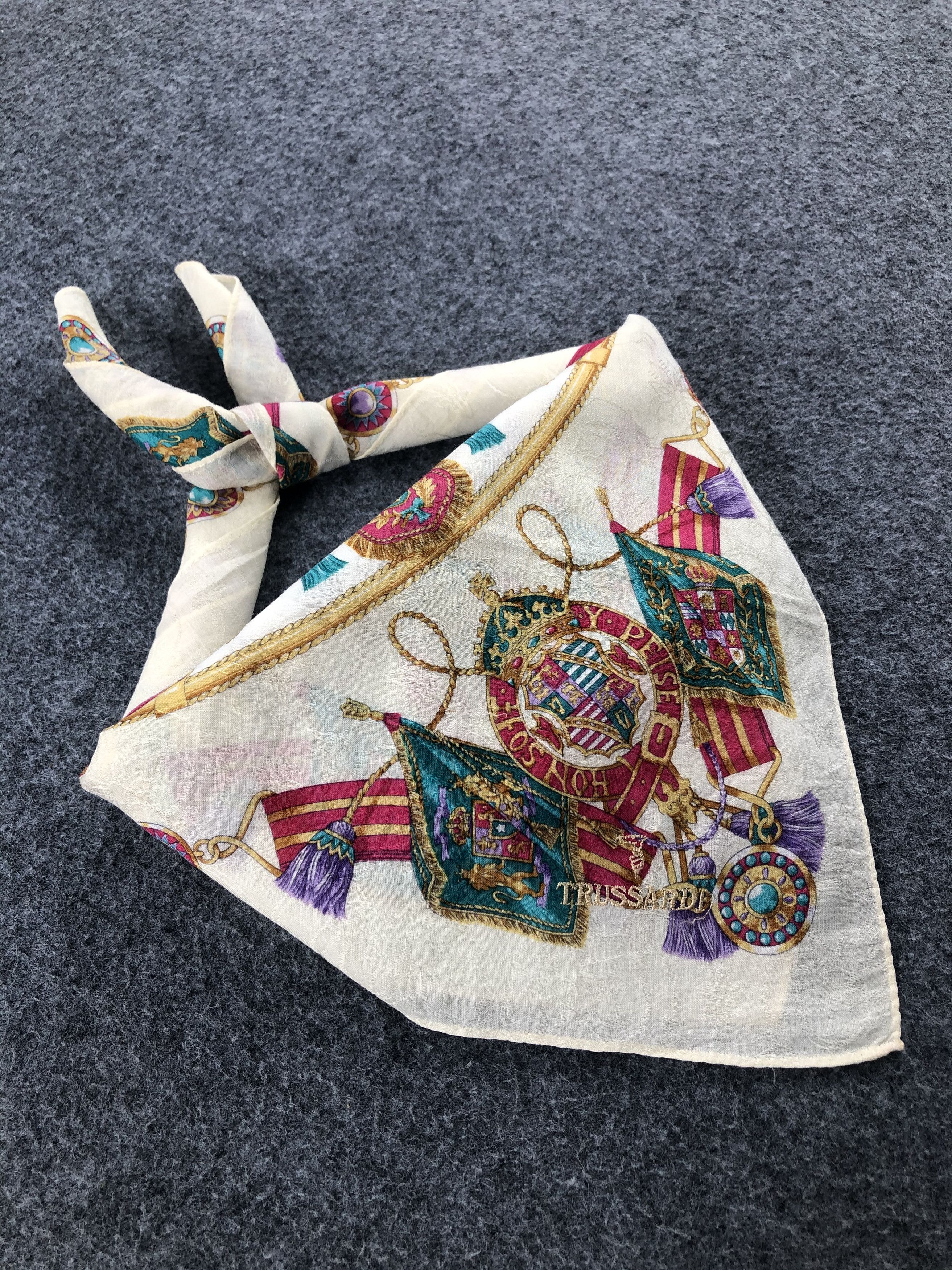 Trussardi × Vintage Trussardi Handkerchief / Bandana / Neckerchief Size ONE SIZE - 1 Thumbnail