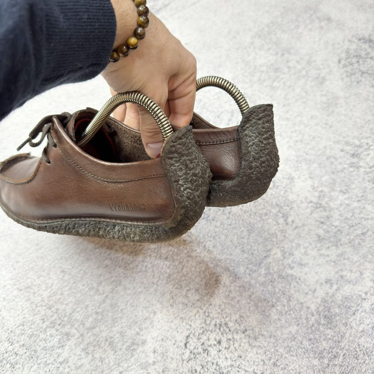 Clarks × Vintage Clarks Wallabees Brown Leather US7.5 UK6.5 EU40.5 25.5cm Size US 7.5 / EU 40-41 - 8 Thumbnail