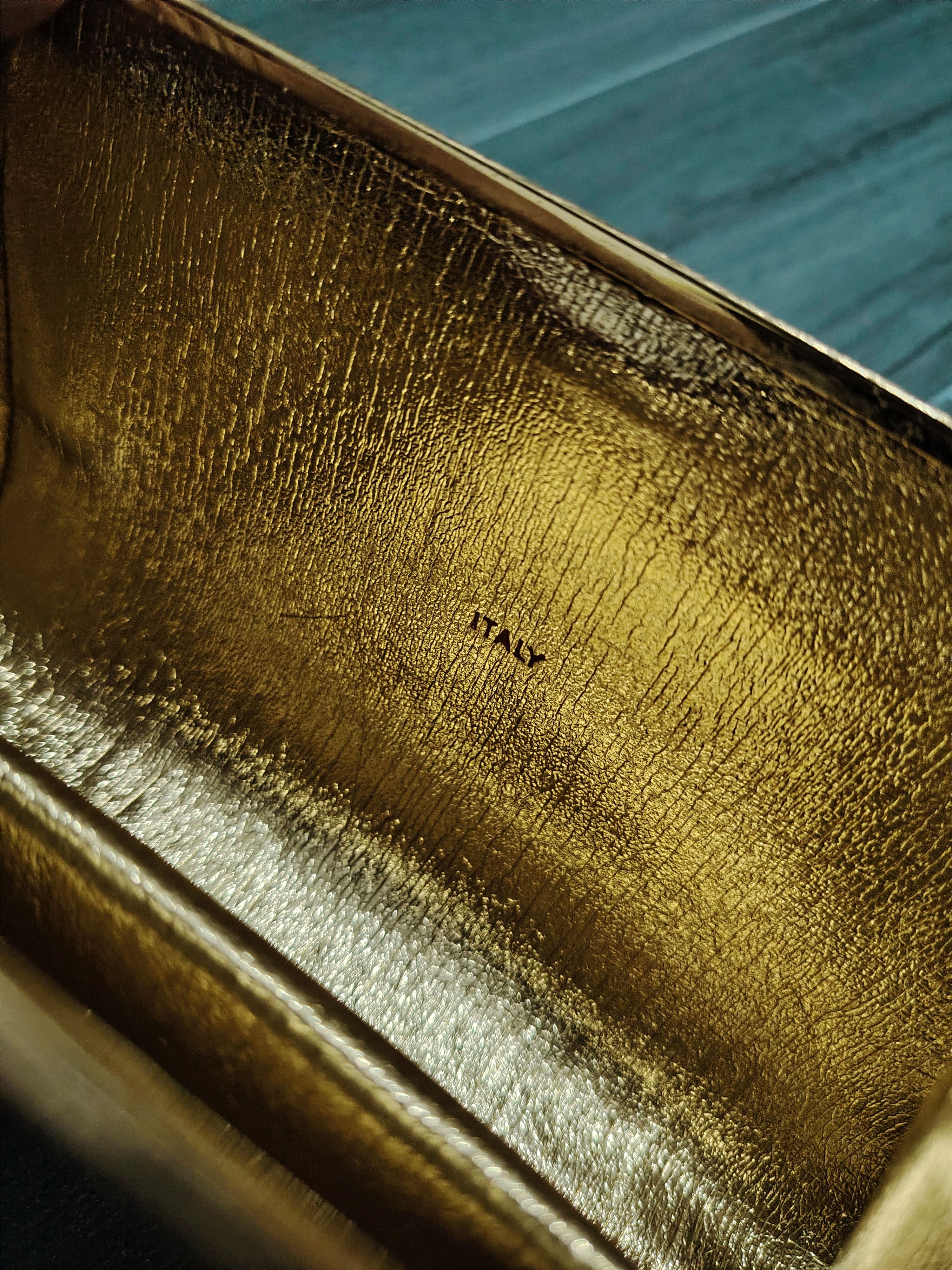 Other RODO - Vintage - Brushed Gold Metal Clutch Size ONE SIZE - 7 Thumbnail