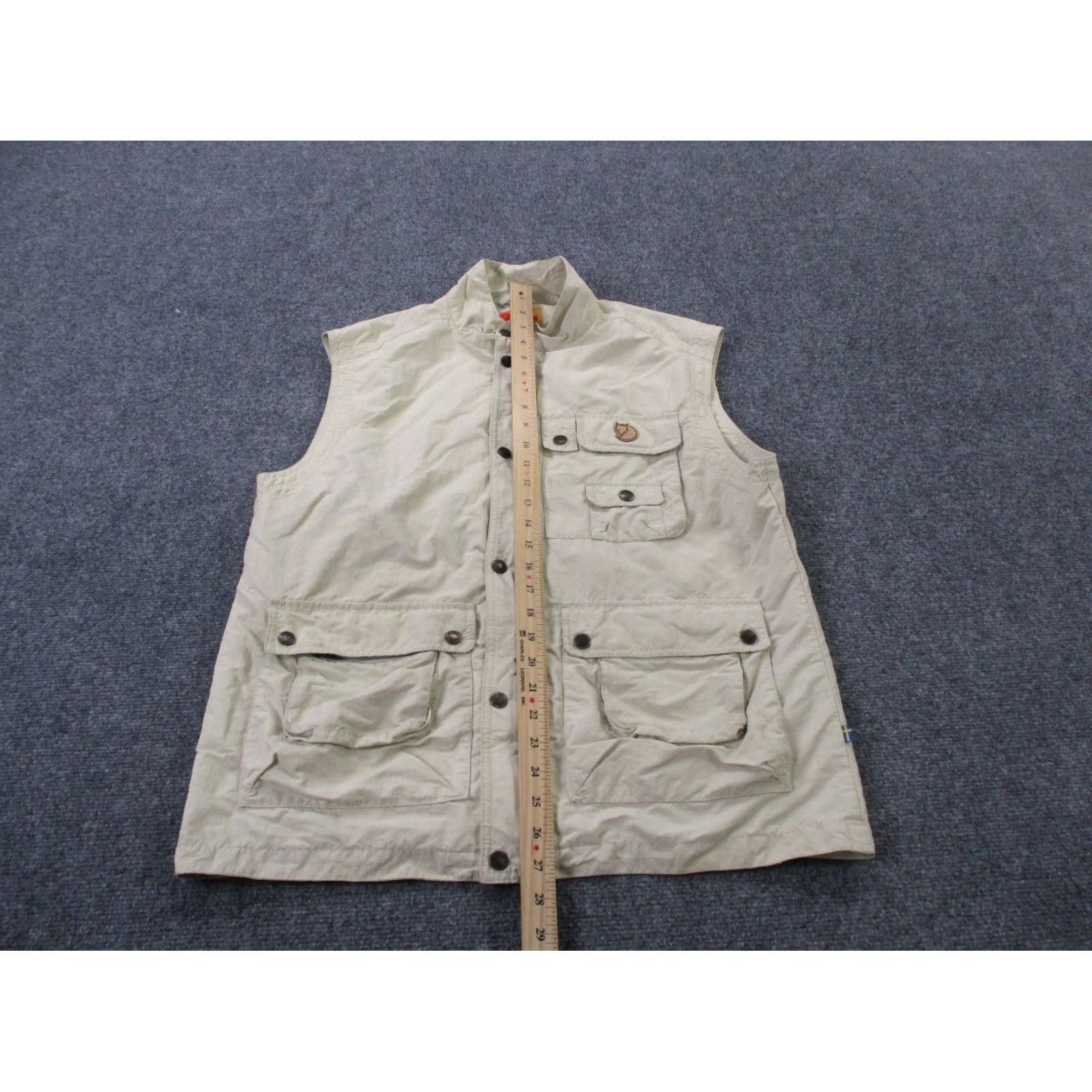 Vintage Fjällräven Vest Jacket Mens L Outdoors Hiking Cargo Utility Camping Fishing Size US L / EU 52-54 / 3 - 3 Thumbnail