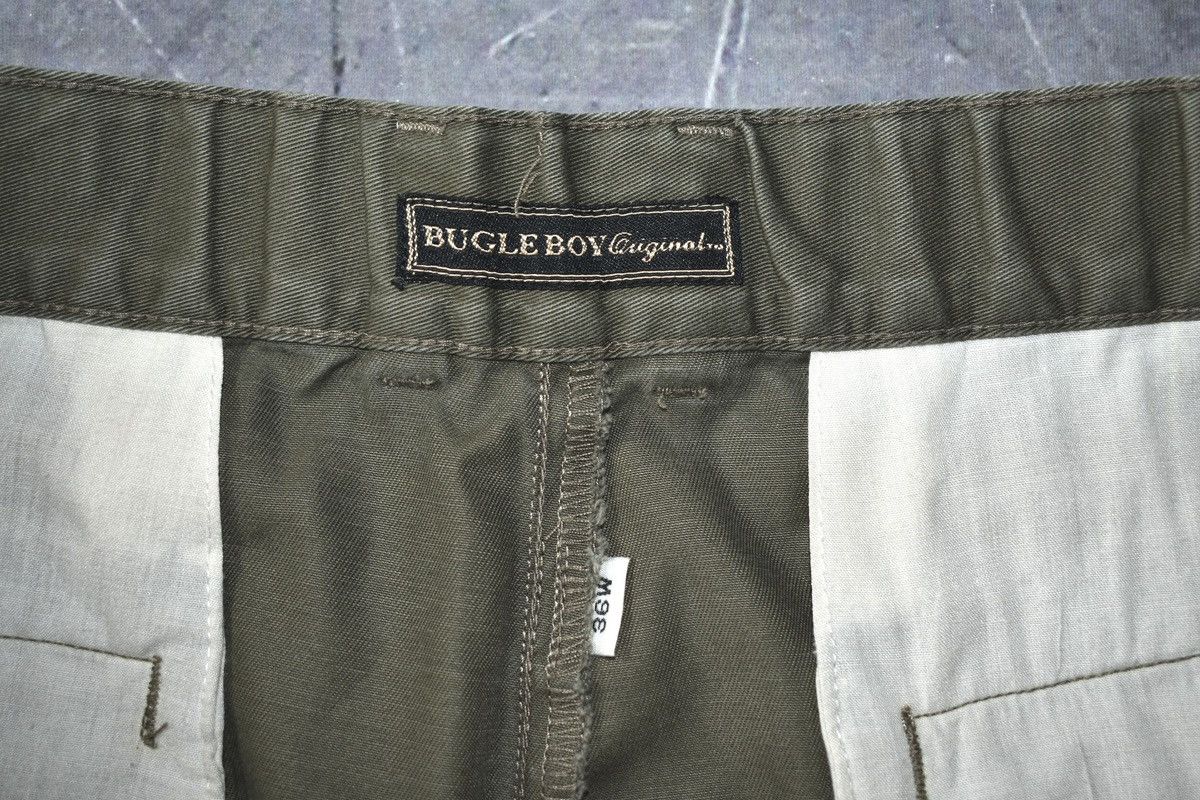 Bugle Boy Vintage 90s Bugle Boy Pleated Shorts (36) Size US 36 / EU 52 - 5 Thumbnail