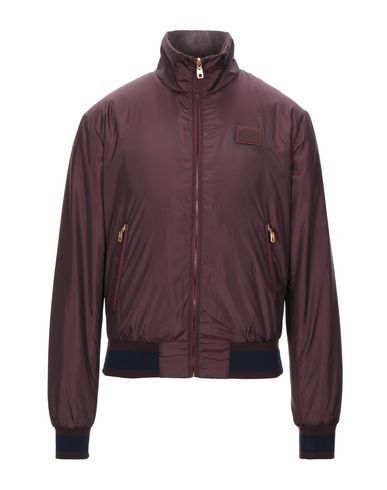 Dolce & Gabbana burgundy nylon wind breaker jacket 44