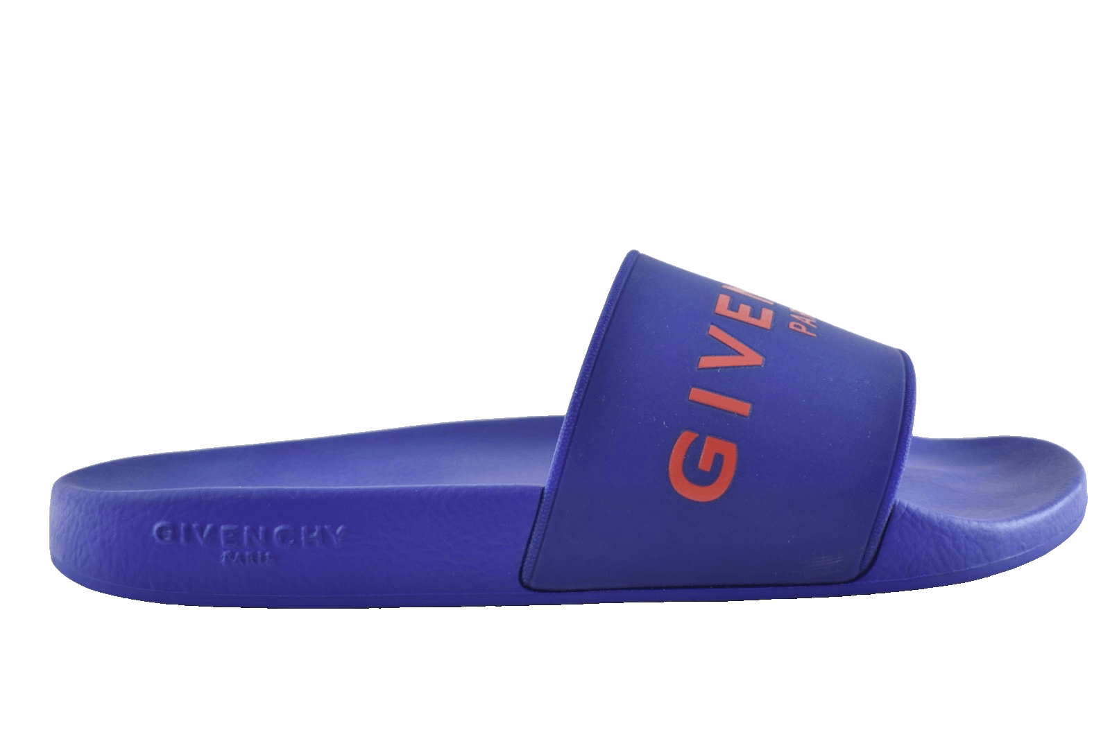 Givenchy Paris Red Logo Rubber Pool Slide Sandal Flip Flop 44 11 Size US 11 / EU 44 - 1 Thumbnail