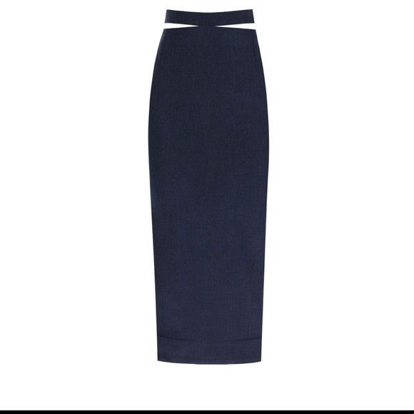 Jacquemus Jacquemus L'année 97 Valerie Cut-out Pencil Skirt Size 28" / US 6 / IT 42 - 2 Thumbnail