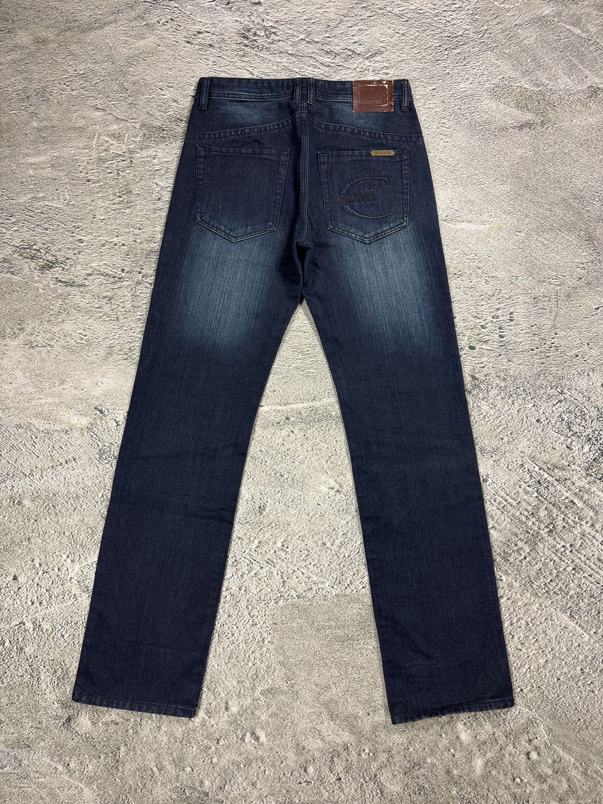Just Cavalli Just Cavalli Jeans Embroidery dark navy blue Size US 31 - 1 Thumbnail