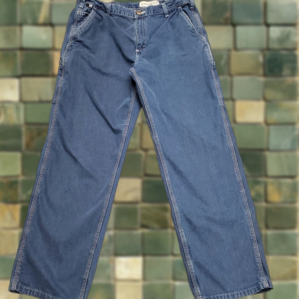 Carhartt Carhartt Jeans Men 38x32 Blue FR Flame-Resistant Denim Straight Leg Pants Size US 38 / EU 54 - 1 Thumbnail