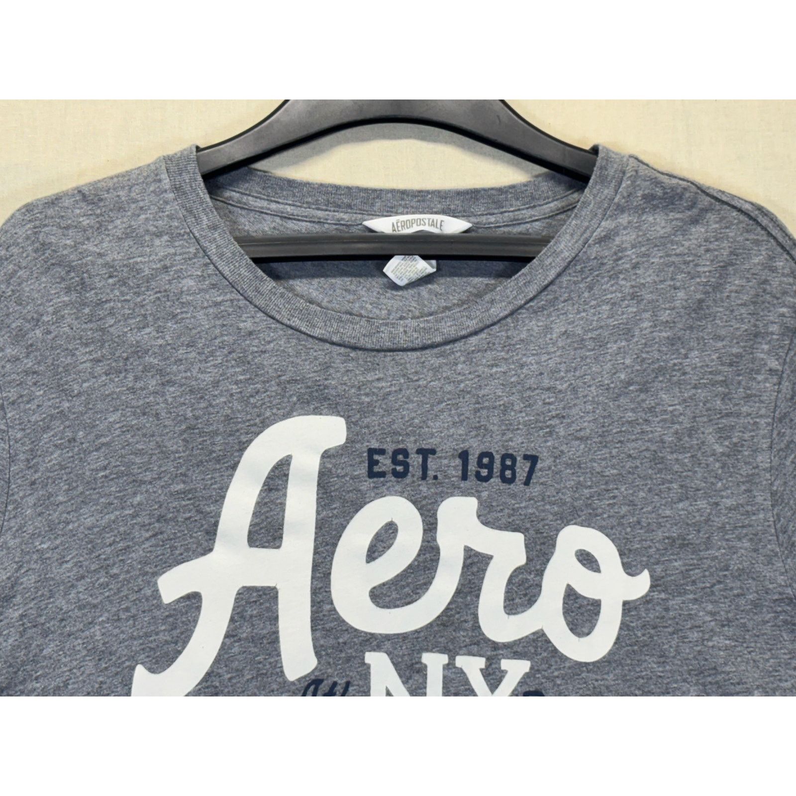 Aeropostale Aéropostale Aero NY Gray Graphic T-Shirt Women’s XL Size US XL / EU 56 / 4 - 9 Thumbnail