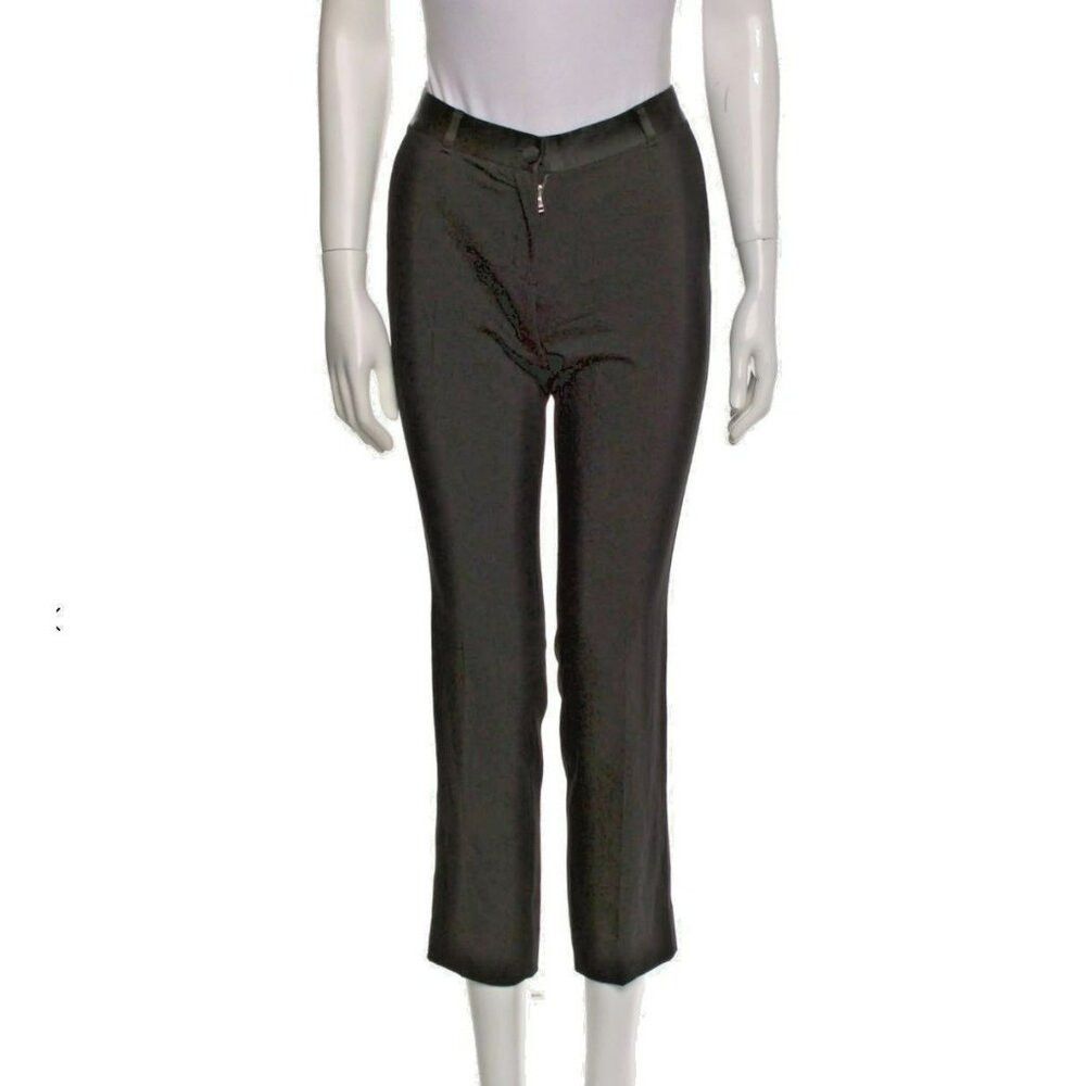 Dolce & Gabbana Dolce & Gabbana Pants US2-4|IT38 Black Tuxedo Wool Blend St Size 27" / US 4 / IT 40 - 1 Thumbnail