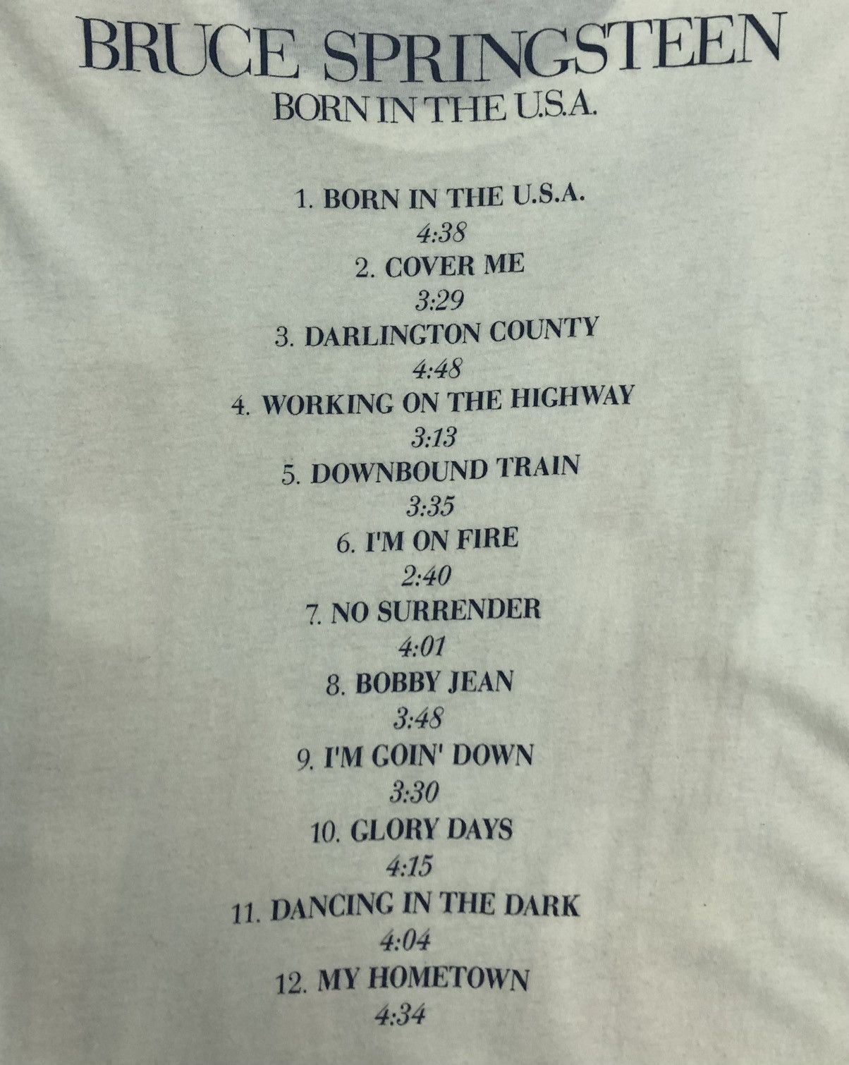 Vintage Old Navy Bruce Springsteen Born In The Usa T-Shirt Size US XL / EU 56 / 4 - 4 Thumbnail