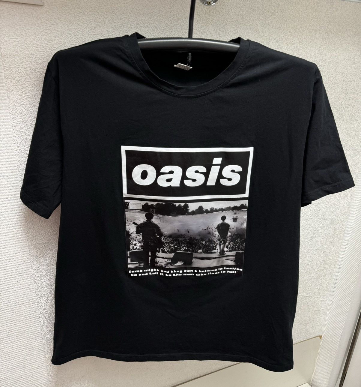 Band Tees Oasis big logo vintage black t-shirt Xl-Xxl 2xl boxlogo sing Size US XXL / EU 58 / 5 - 1 Thumbnail