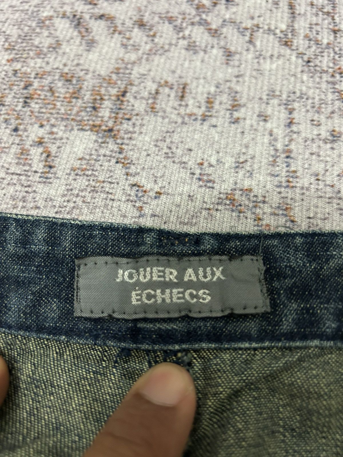 If Six Was Nine Jouer Aux Echecs Flared Bell Buttom Jeans Size US 32 / EU 48 - 12 Thumbnail