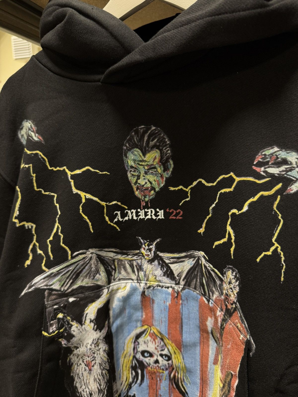 Amiri x Wes Lang Blood 38 Hoodie LIMITED NEW 1600$