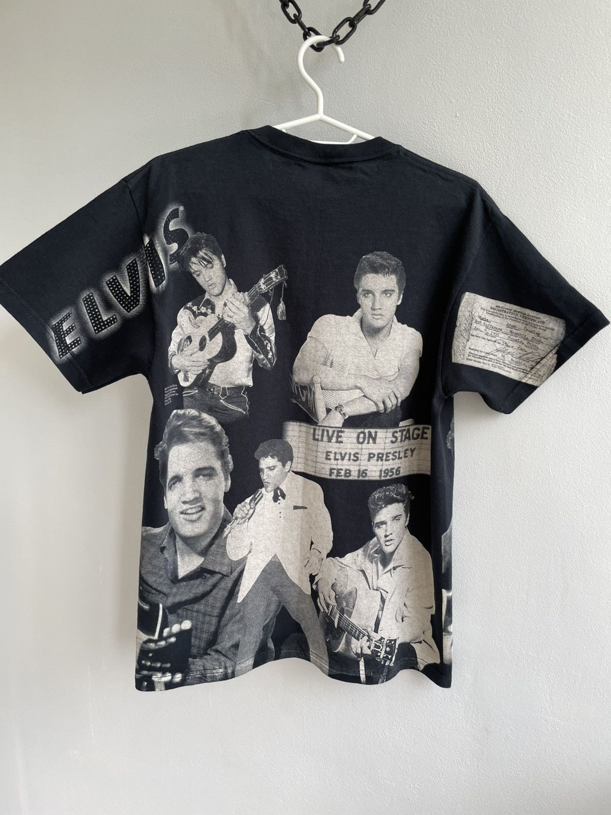 Vintage Elvis Presley Vintage T Shirt Tee Live On Stage 2000s Size US M / EU 48-50 / 2 - 11 Thumbnail