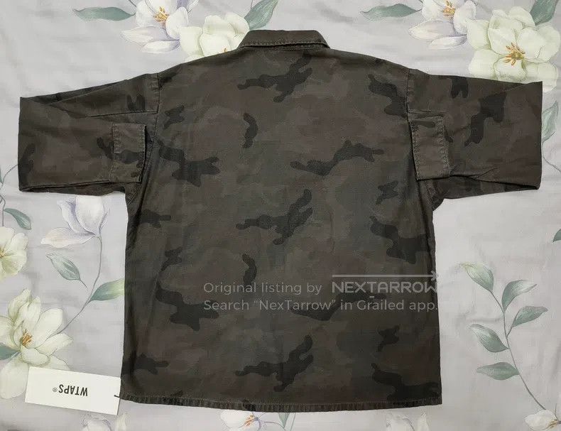 Wtaps Wtaps Dark camouflage four-pocket work shirt jacket Size US M / EU 48-50 / 2 - 2 Thumbnail