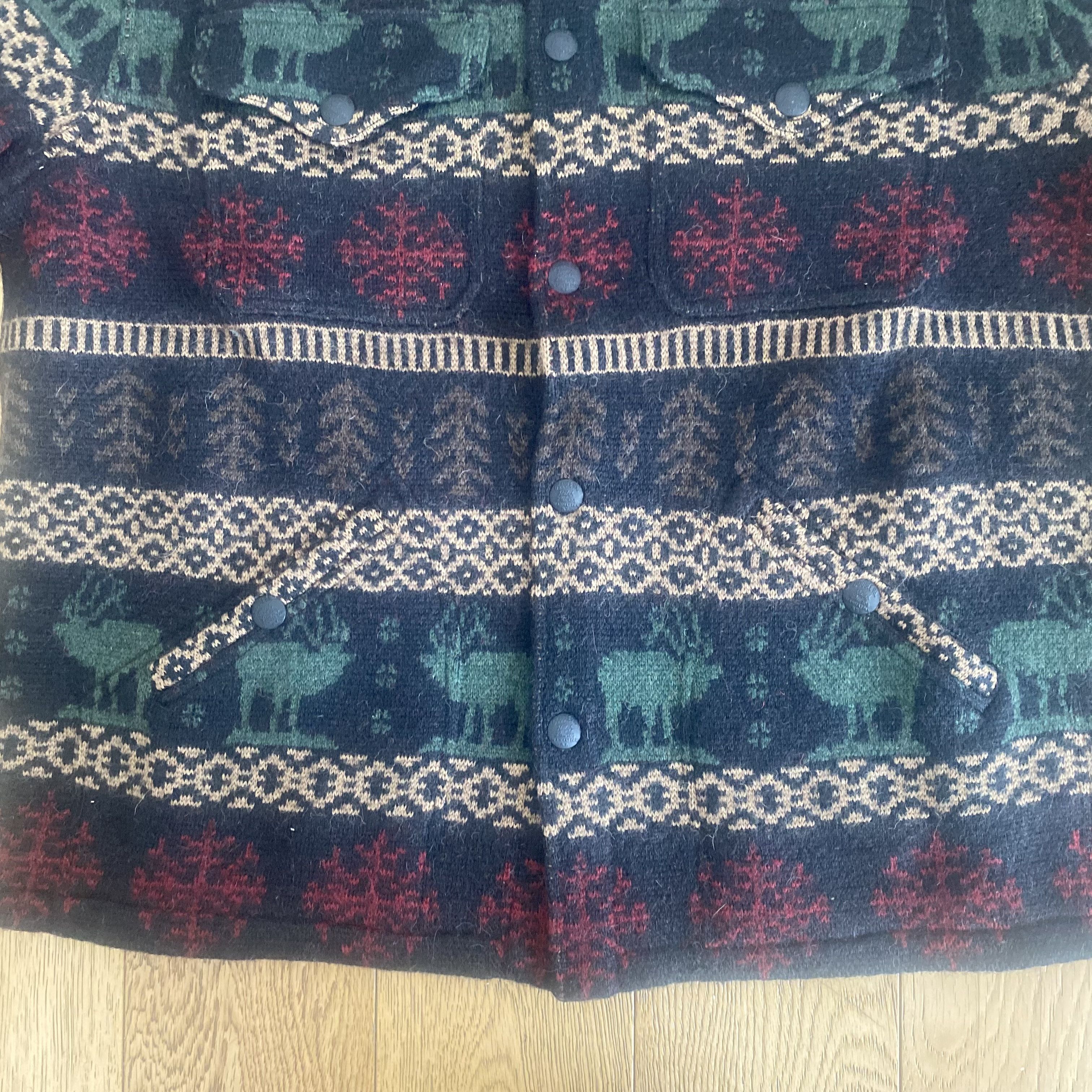 RRL Ralph Lauren RRL Double RL Navajo Aztec Nordic Sweater Overshirt Workwear Size US L / EU 52-54 / 3 - 5 Thumbnail