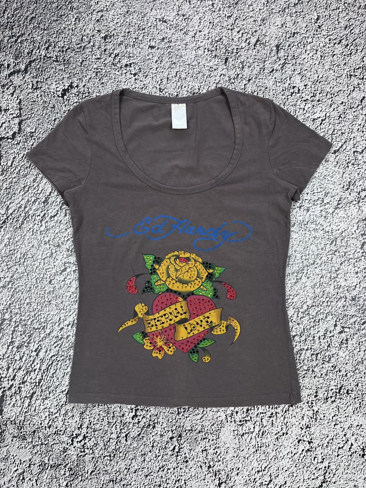 Ed Hardy Vintage Y2K Ed Hardy Logo t shirt streetwear size M Size M / US 6-8 / IT 42-44 - 1 Thumbnail