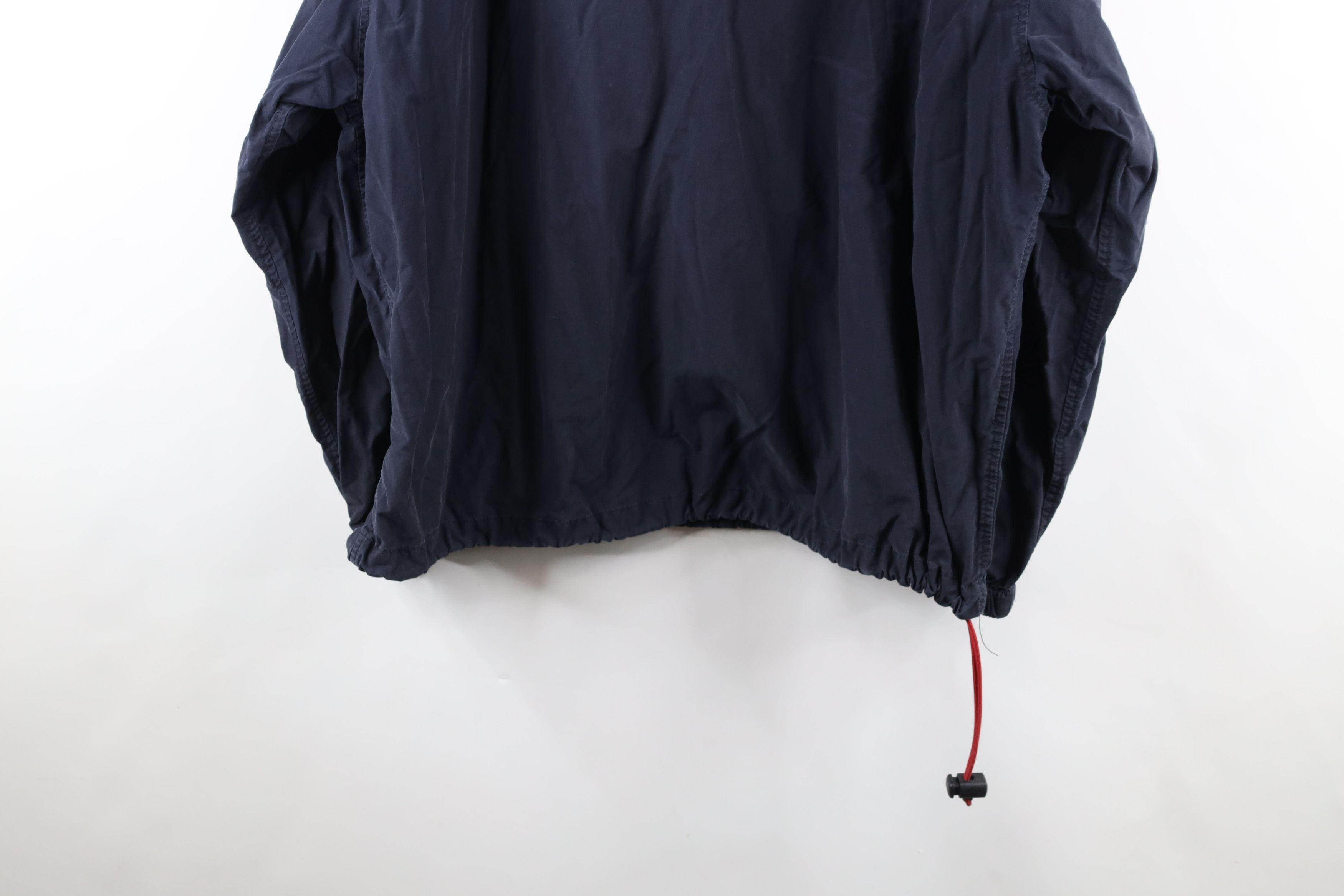 Tommy Hilfiger × Vintage Vintage 90s Tommy Hilfiger Out Hooded Anorak Jacket Blue Size US XXL / EU 58 / 5 - 12 Thumbnail