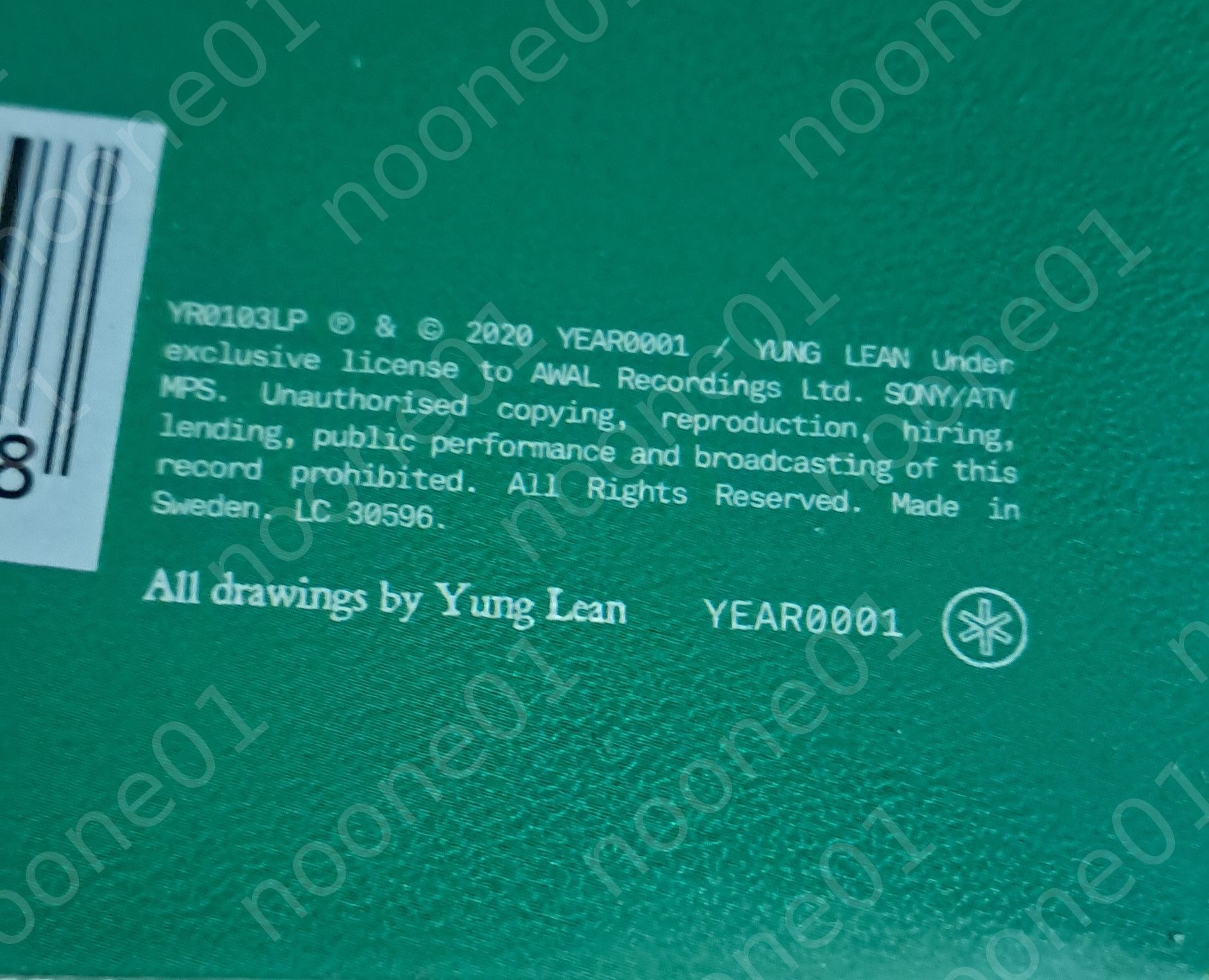Other Yung Lean Starz Limited Edition Green Vinyl 2XLP Size ONE SIZE - 3 Thumbnail