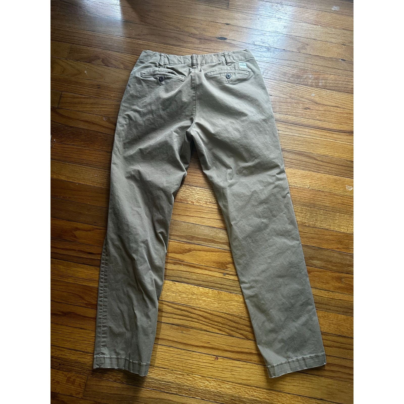 American Eagle Outfitters American Eagle Original Straight Brown Pants 29x32 Size US 29 - 6 Thumbnail