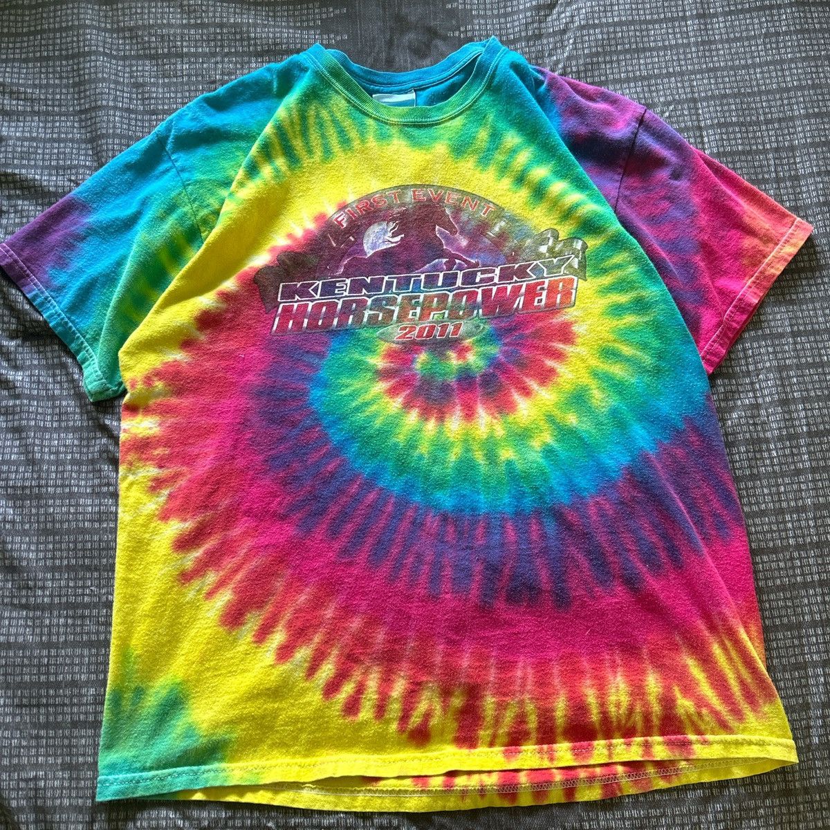 Hanes VINTAGE Tye Dye Grail🔥 Size US L / EU 52-54 / 3 - 2 Thumbnail