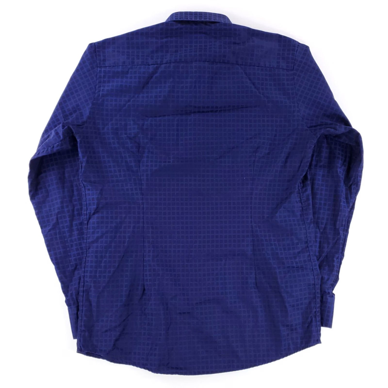 Eton Eton Button-Up Shirt Long Sleeve Mens 40/15.75 M Window Pane Blue Size US L / EU 52-54 / 3 - 3 Thumbnail