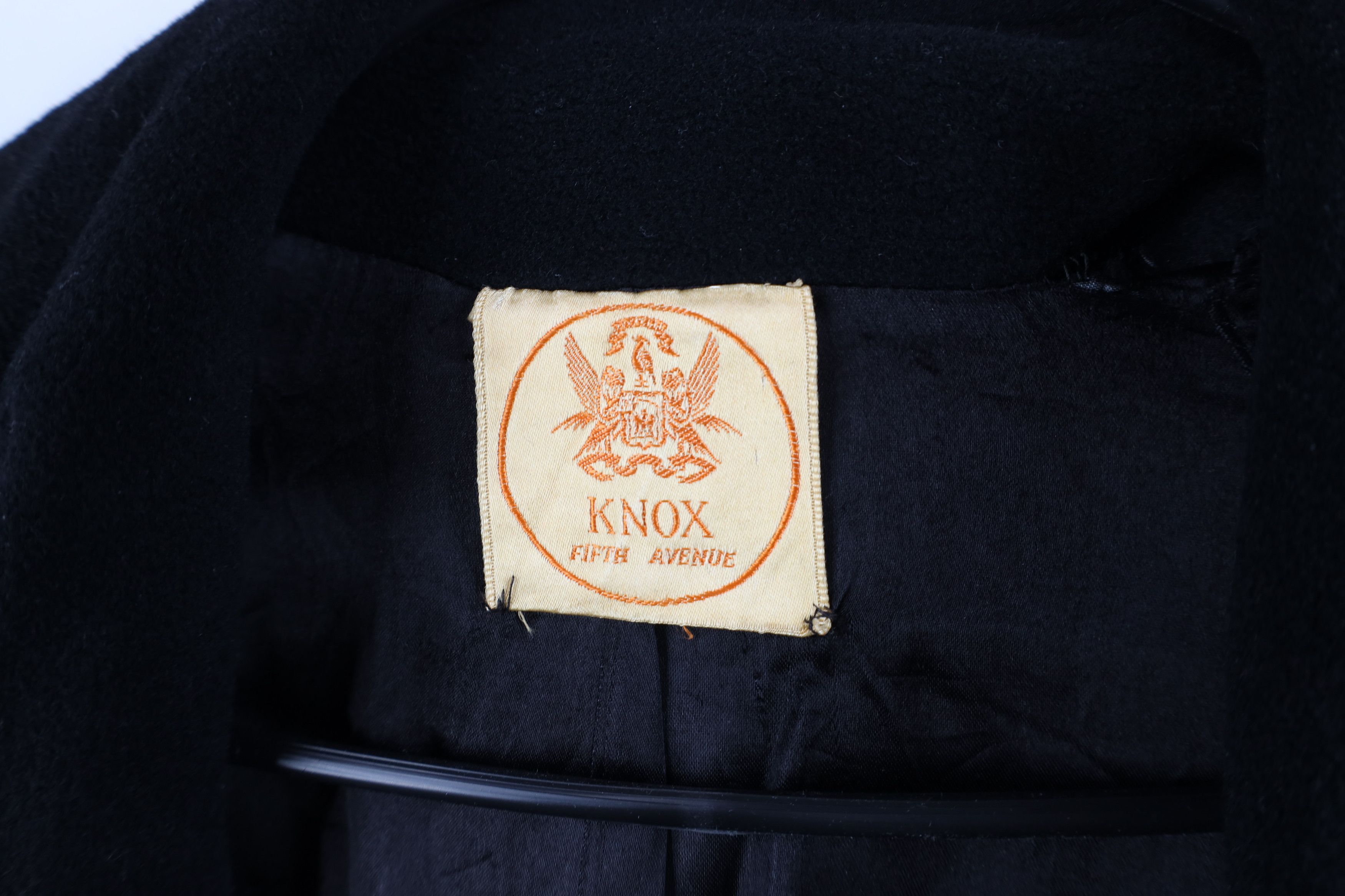 Vintage Early 1900s Knox Hat Company Superfine Wool Open Front Coat Size L / US 10 / IT 46 - 8 Thumbnail