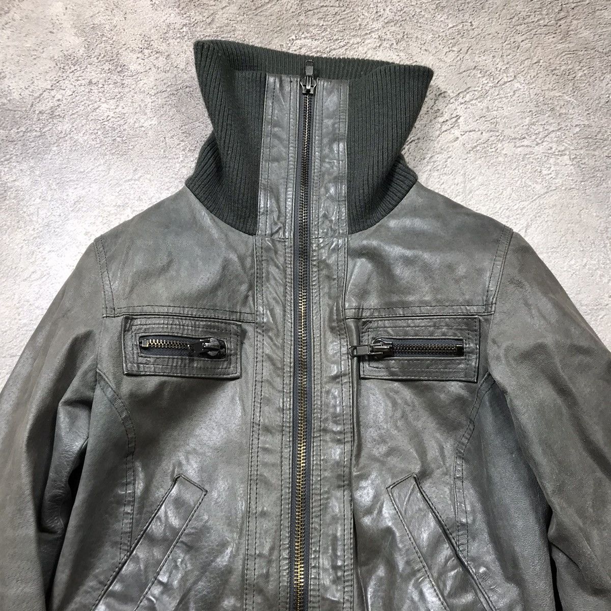 Vintage Vintage Y2K Faded Bomber Jacket Streetwear Grunge Relaxed M Size M / US 6-8 / IT 42-44 - 2 Thumbnail