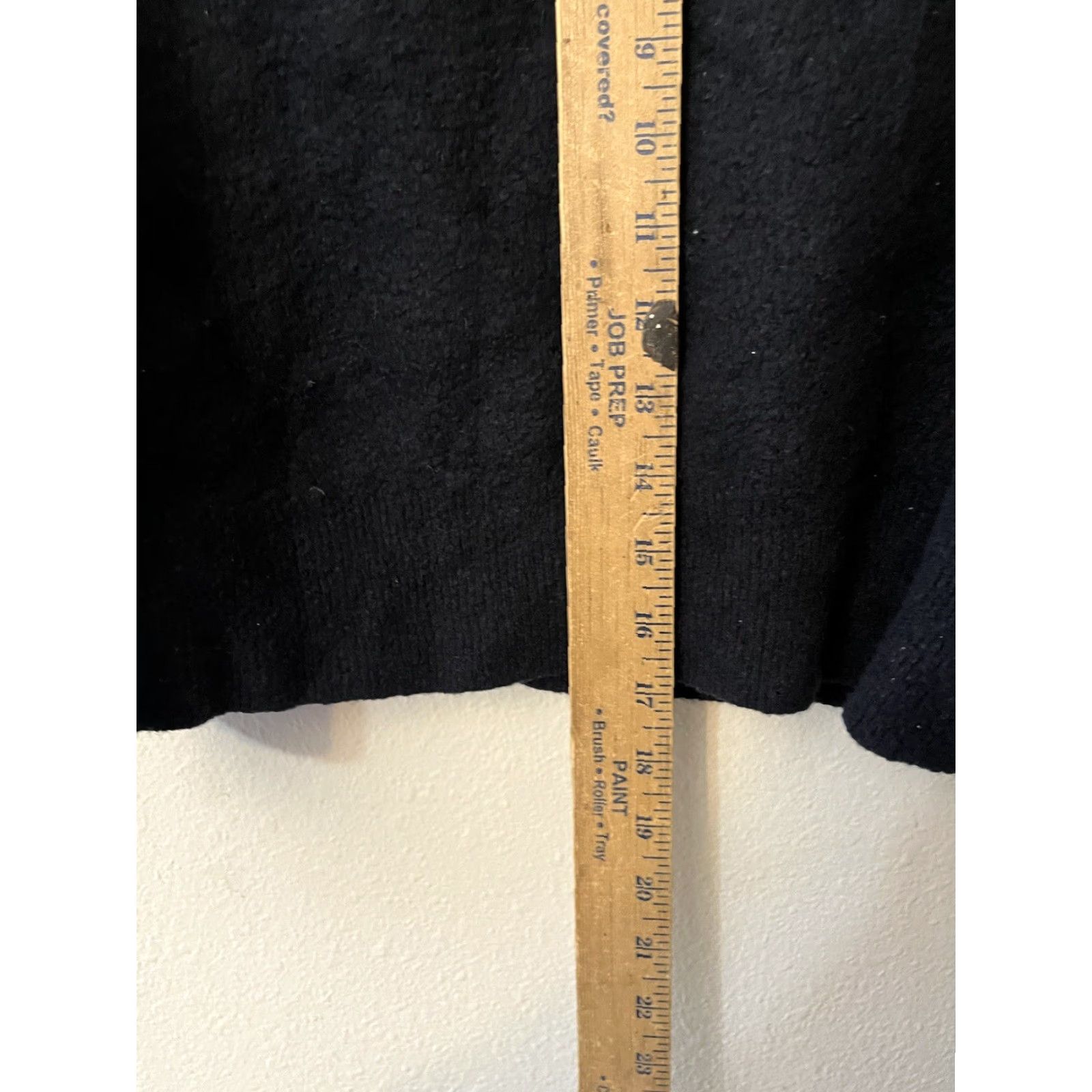 Vince Vince Womens Sweater Long Sleeves Crew Neck Black Wool Blend Size XS Size XS / US 0-2 / IT 36-38 - 5 Thumbnail