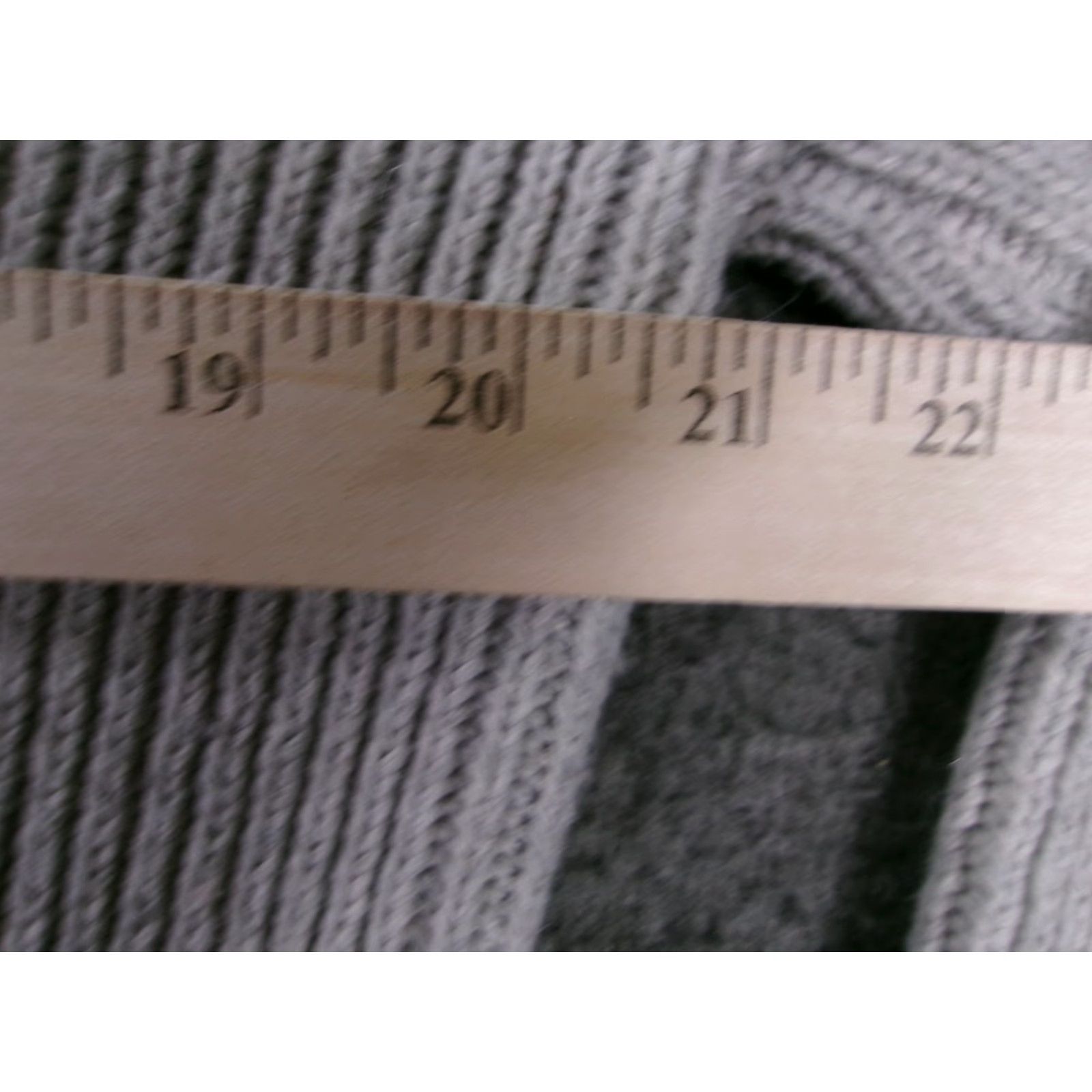 Vintage MISSLOOK Sweater Womens M Gray Funnel Neck Half Zip Ribbed Chunky Pullover Size M / US 6-8 / IT 42-44 - 3 Thumbnail
