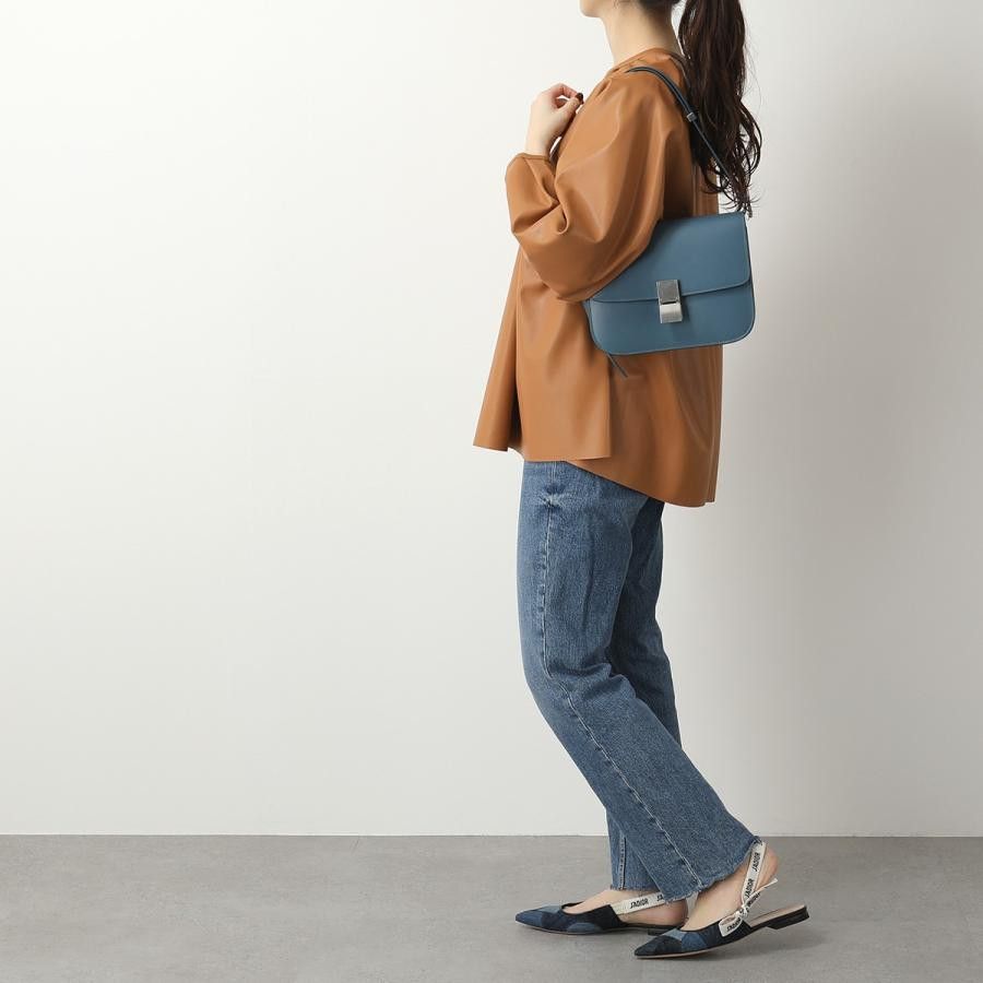 Celine o1bcso1str1224 Size: OS / Teen Classic Medium Bag in Blue Size ONE SIZE - 3 Thumbnail