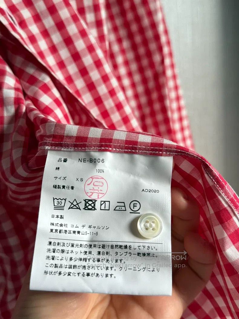 Comme des Garcons Comme Des Garcons Red plaid shirt Size XS / US 0-2 / IT 36-38 - 5 Thumbnail