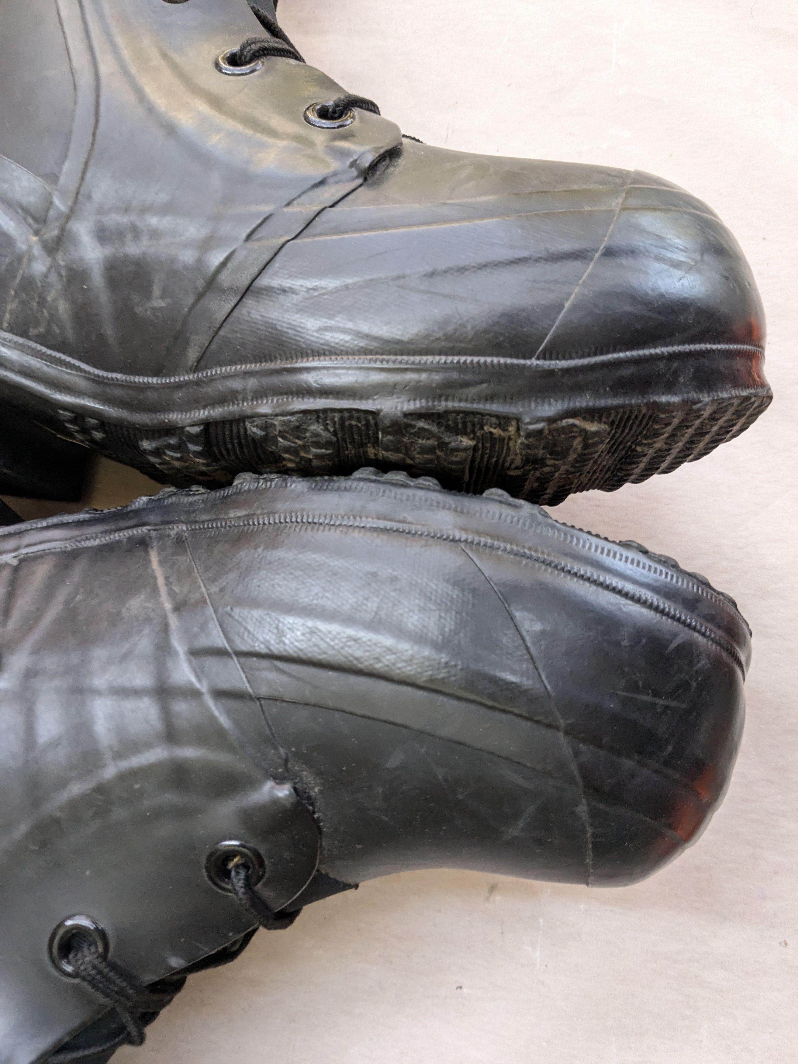 Bata Vintage Bunny Boots Black Rubber 8 Raf Snow Size US 8 / EU 41 - 11 Thumbnail