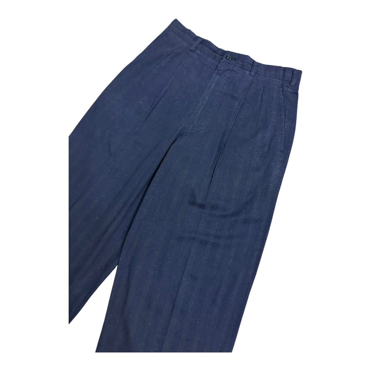 Comme des Garcons Homme 🇯🇵 CDG HOMME Vintage Blue Stripes Pants Size US 29 - 2 Thumbnail
