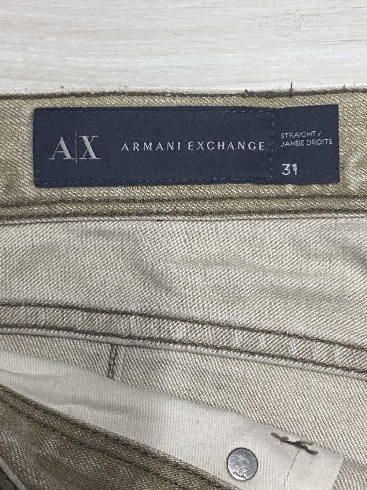 Armani Exchange Vintage Armani Exchange Slim fit Jeans Size US 33 - 11 Thumbnail