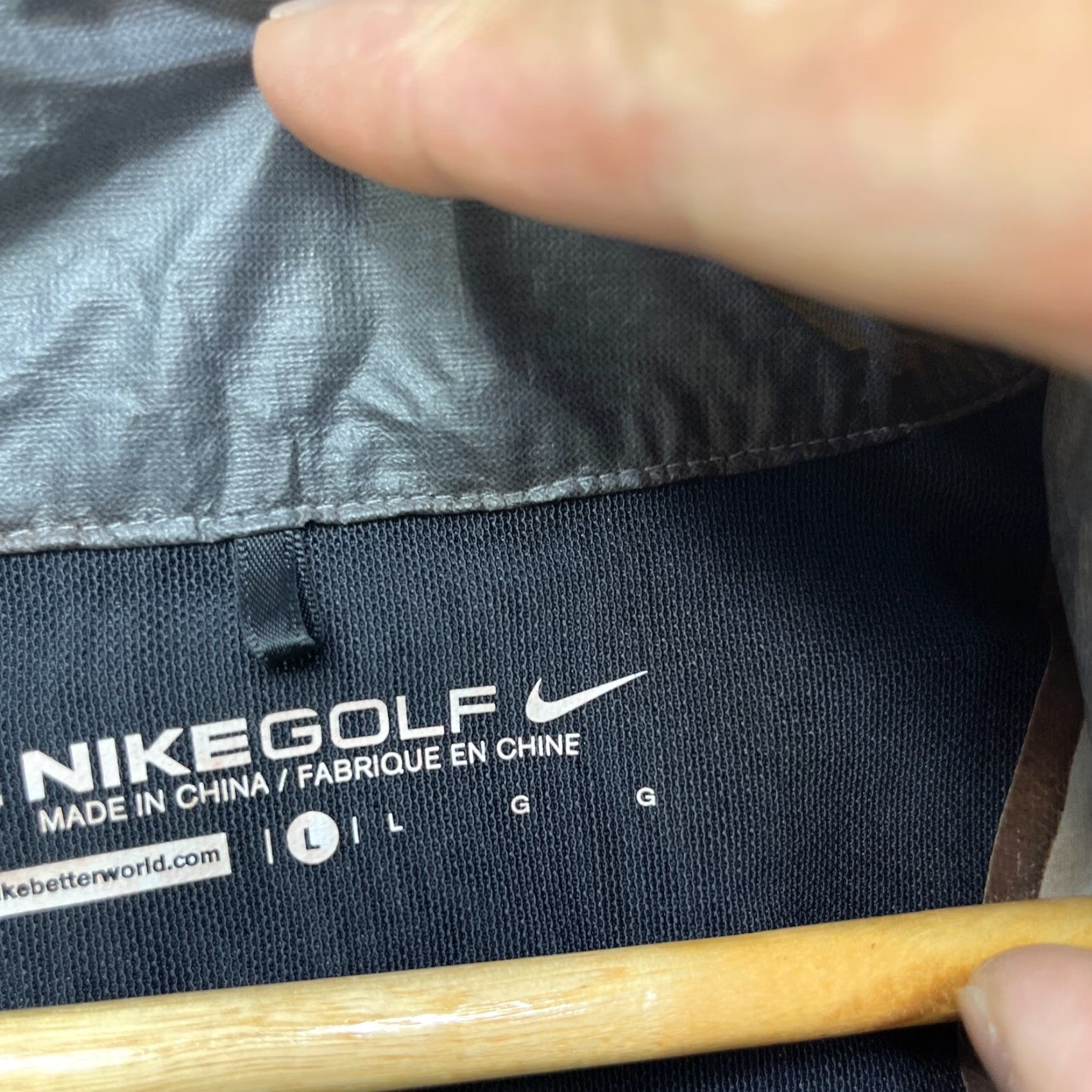 Nike VINTAGE Nike Golf Windbreaker Jacket L Gray Mens Size US L / EU 52-54 / 3 - 6 Thumbnail