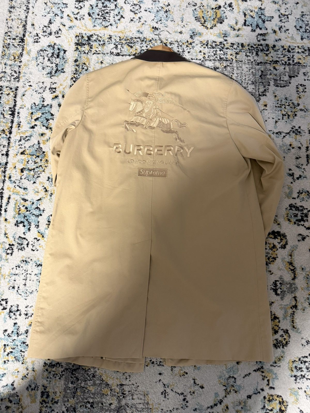 Burberry × Supreme Leather Collar Trench Size US M / EU 48-50 / 2 - 7 Thumbnail