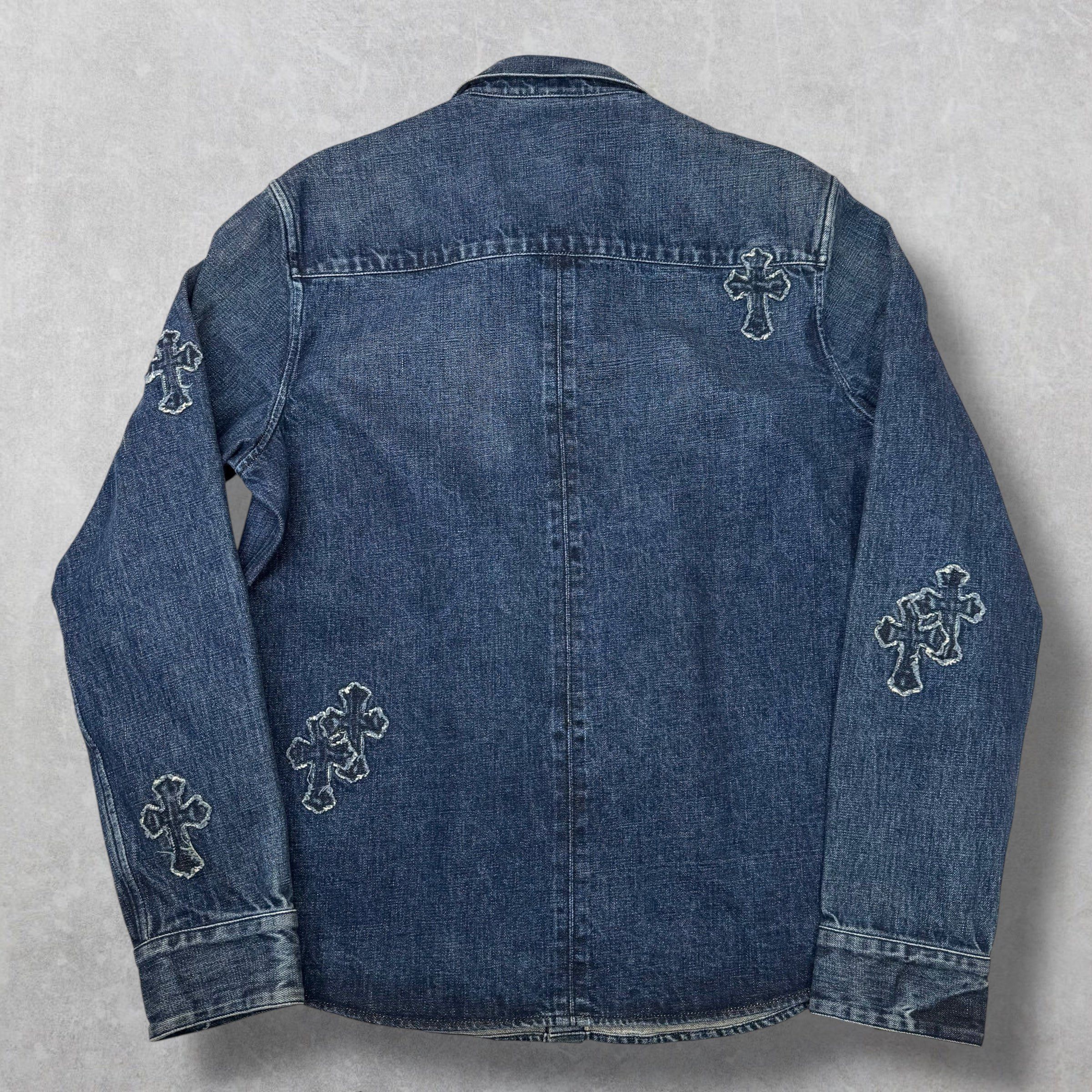 Chrome Hearts Chrome Hearts Denim Cross Patch Shirt XL Size US XL / EU 56 / 4 - 2 Thumbnail