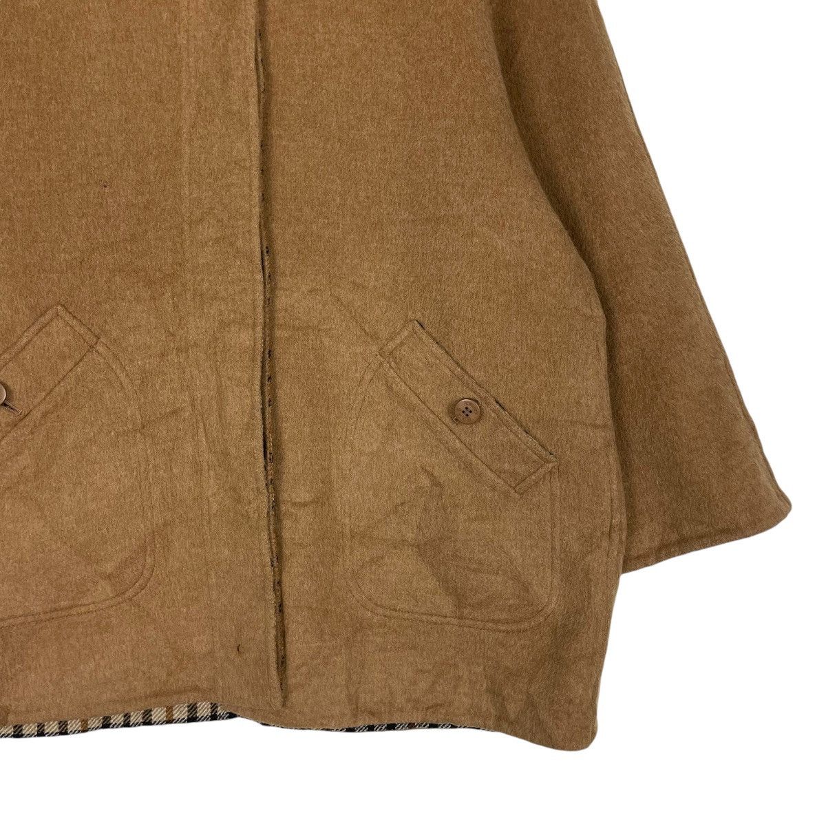 DAKS × Japanese Brand × Vintage 💥90s DAKS LONDON REVERSIBLE BUTTON WOOL JACKET Size US L / EU 52-54 / 3 - 5 Thumbnail