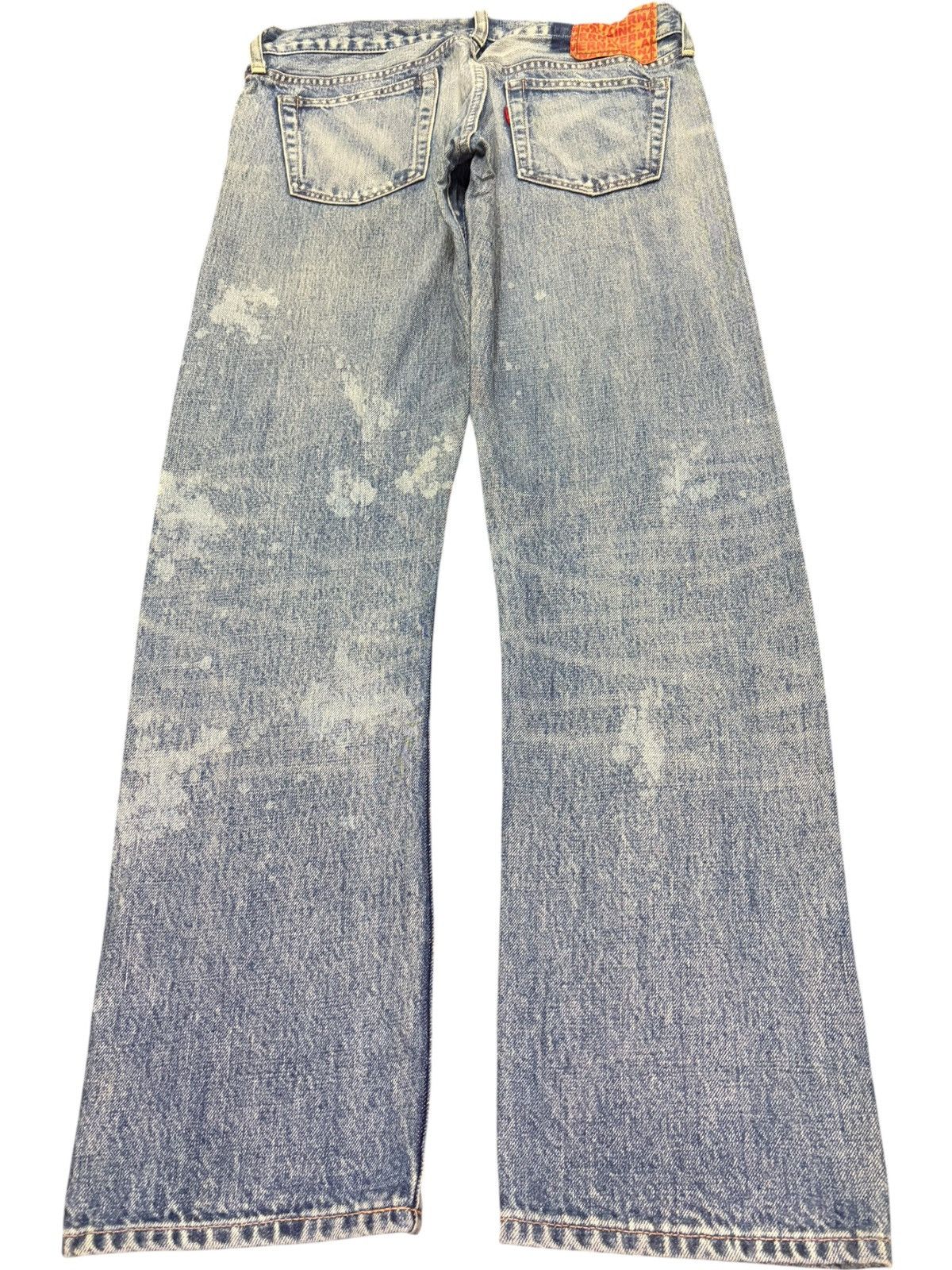 Edwin Vintage Japanese Rna Bleached Wash Distressed Jeans Size 30" / US 8 / IT 44 - 2 Thumbnail