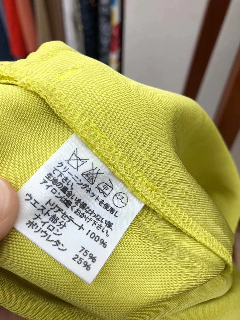 Issey Miyake issey miyake size:3 Yellow shorts Size 31" - 4 Thumbnail