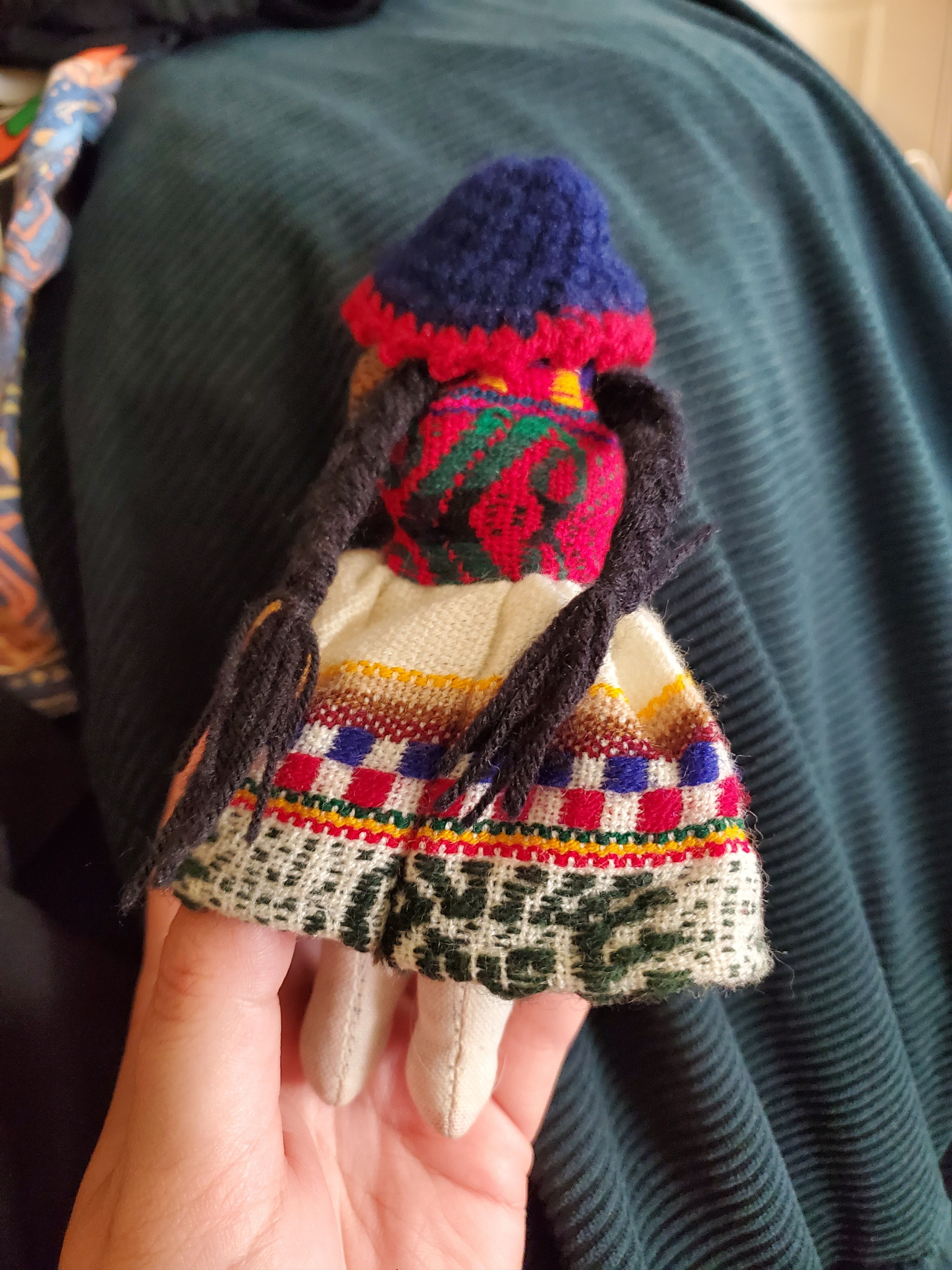 Handmade Handmade Peruvian Folk Art Doll with Baby Size ONE SIZE - 4 Thumbnail