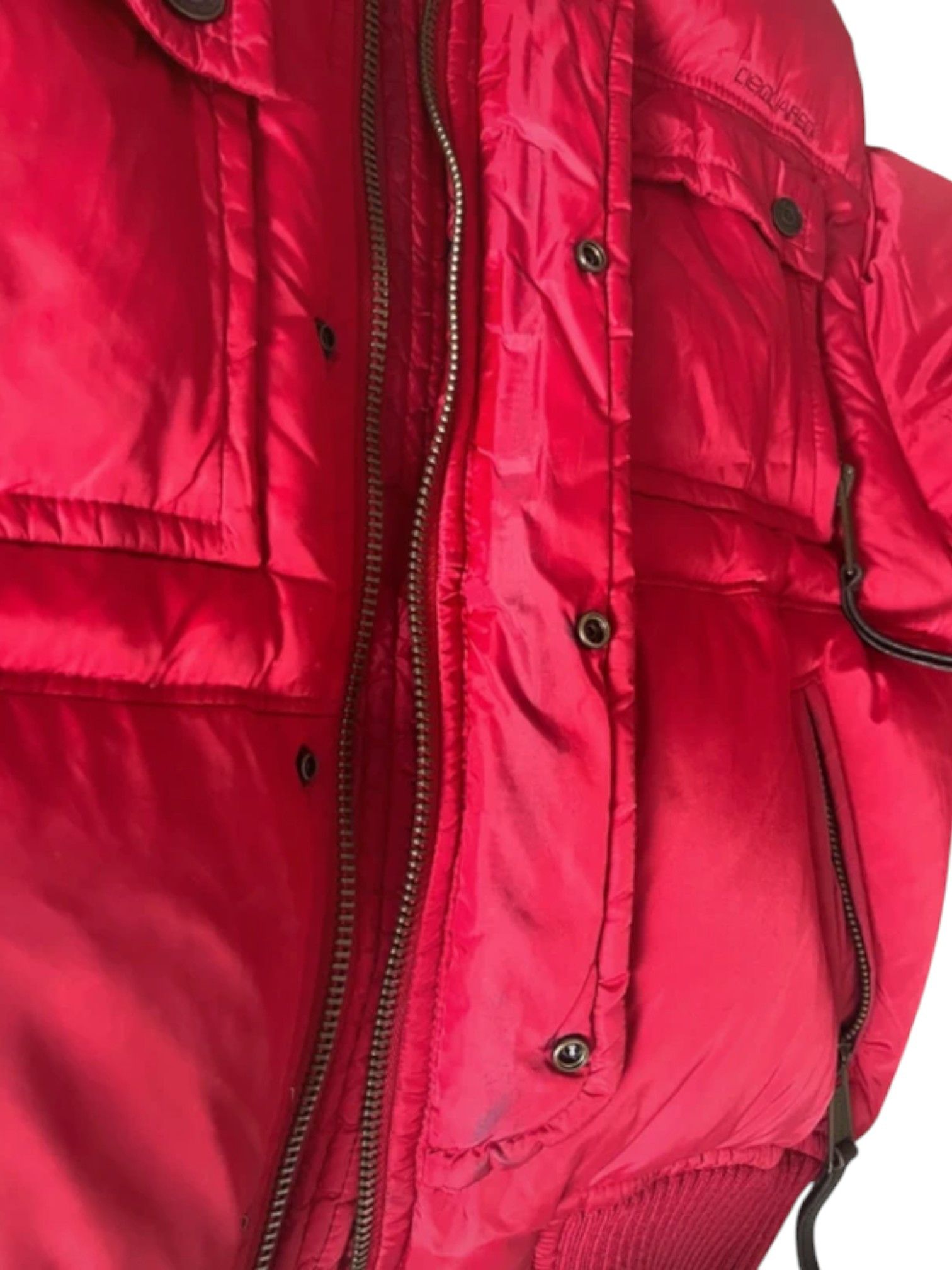 Dsquared2 Dsquared2 Fur Hood Down Jacket – Red – Size 46 Size US S / EU 44-46 / 1 - 10 Thumbnail