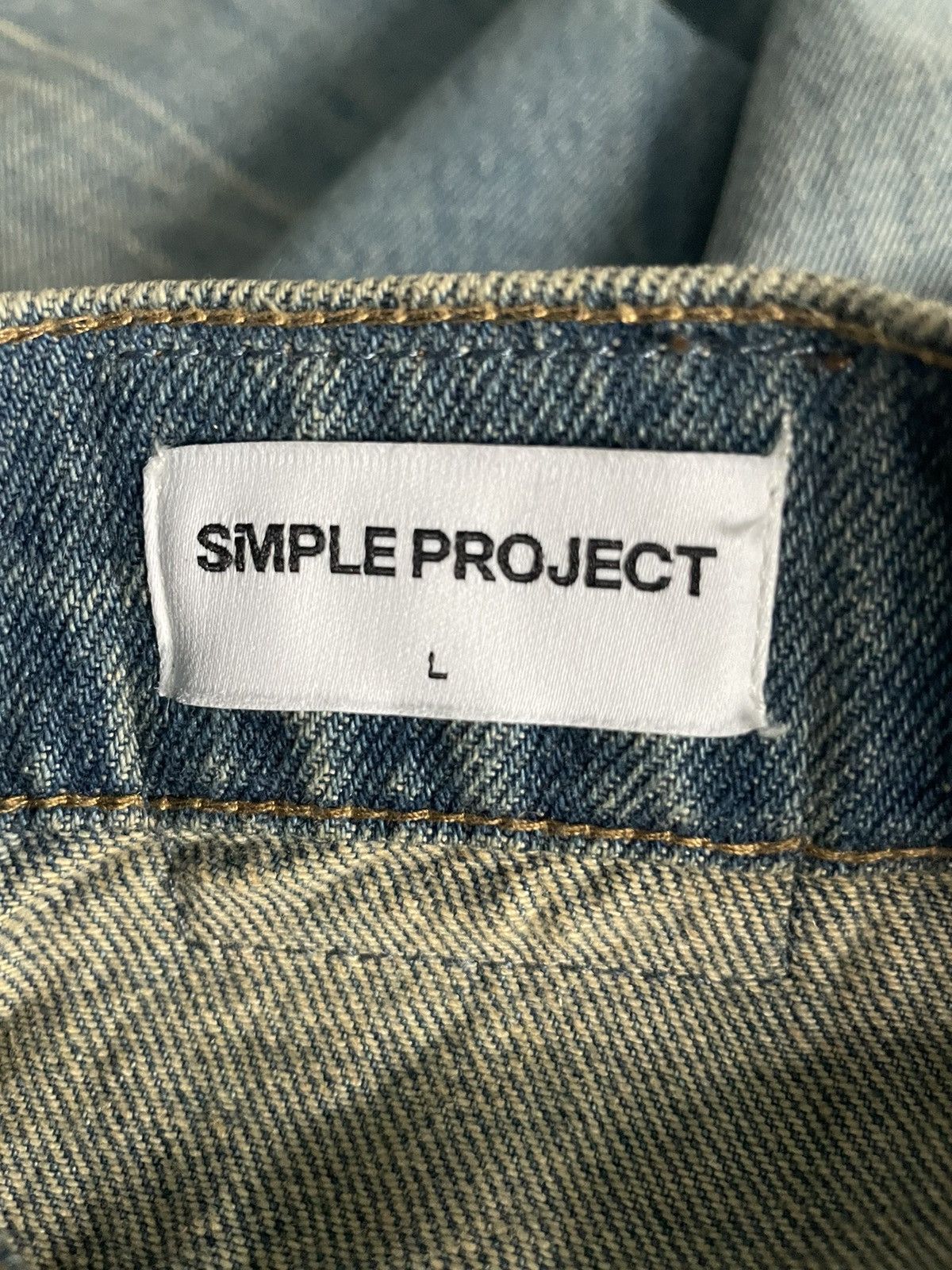 Japanese Brand × Streetwear Simple Project Nevada Wash Jeans