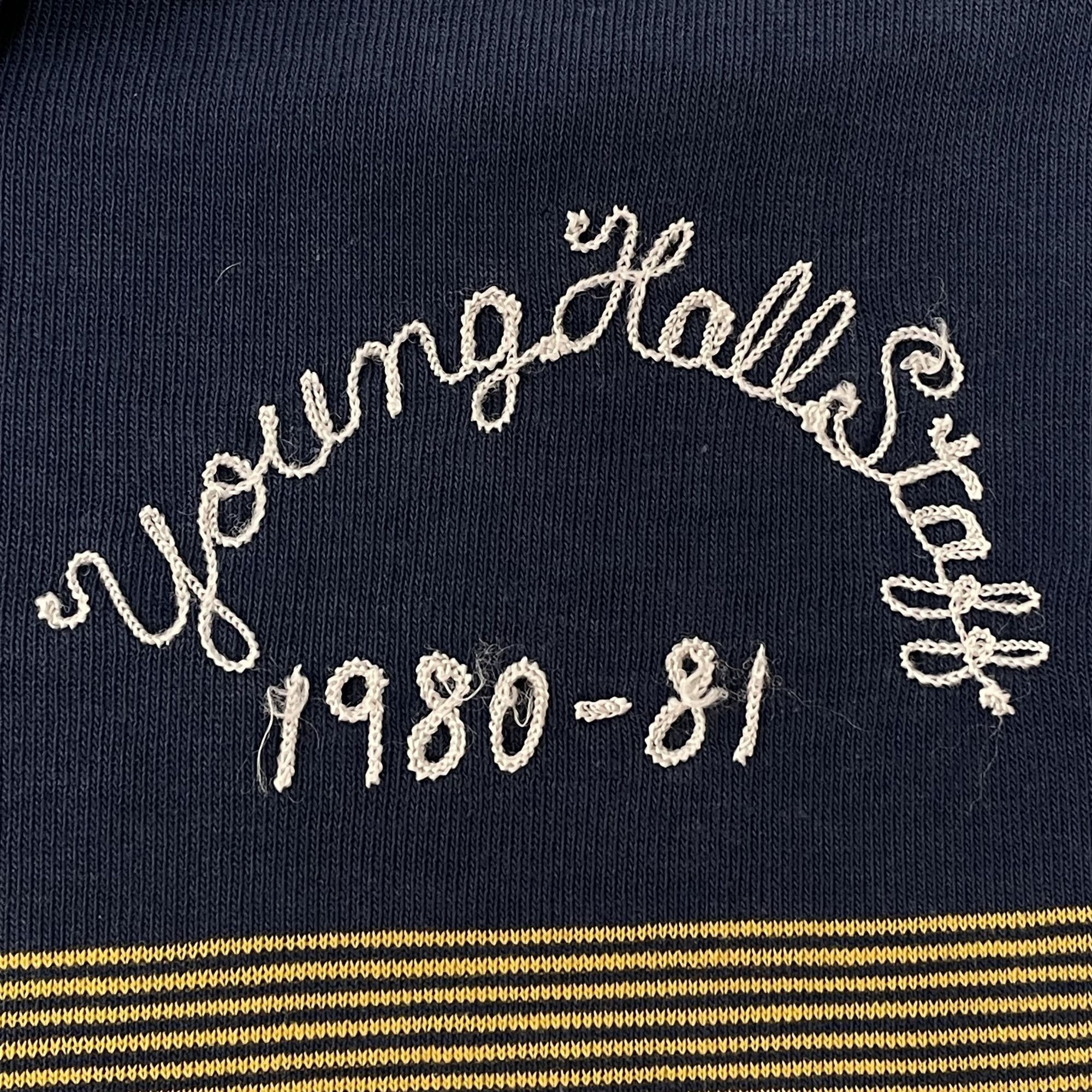 Other Vtg White CHAIN STITCH 1981 ULTRA Thin Surfer Polo Size US S / EU 44-46 / 1 - 3 Thumbnail