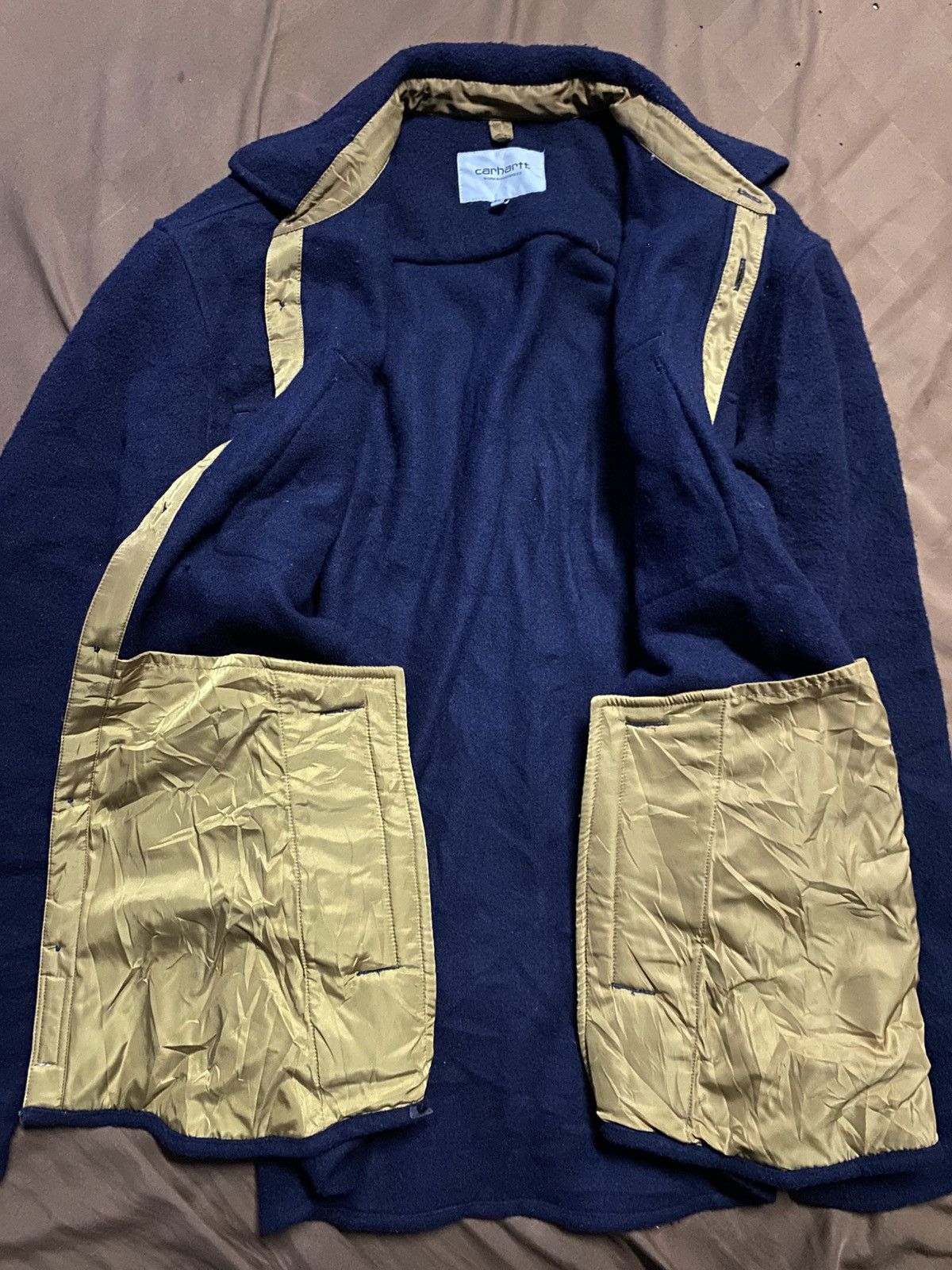 Carhartt Wip Carhartt WIP 2018 Wool Milner Shirt Jacket Size US L / EU 52-54 / 3 - 3 Thumbnail