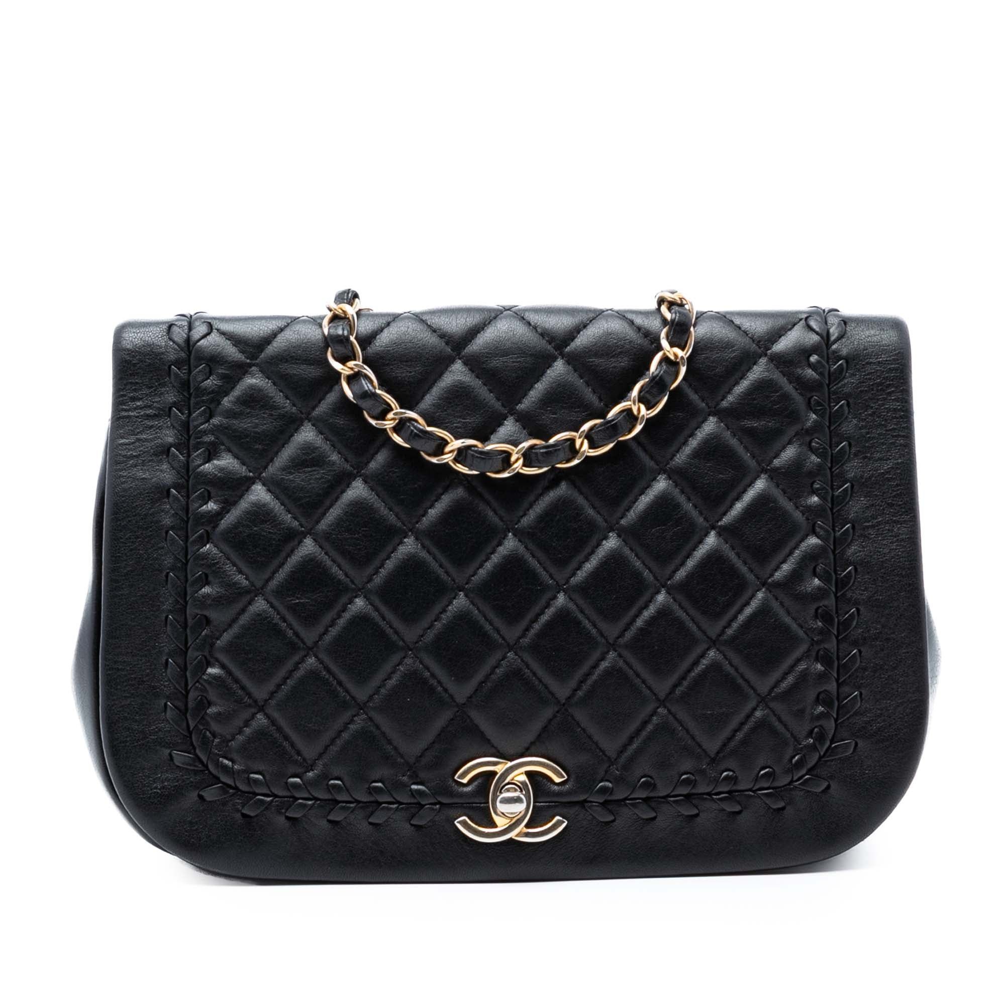 Chanel Quilted Lambskin Braided Saddle Flap Size ONE SIZE - 1 Thumbnail