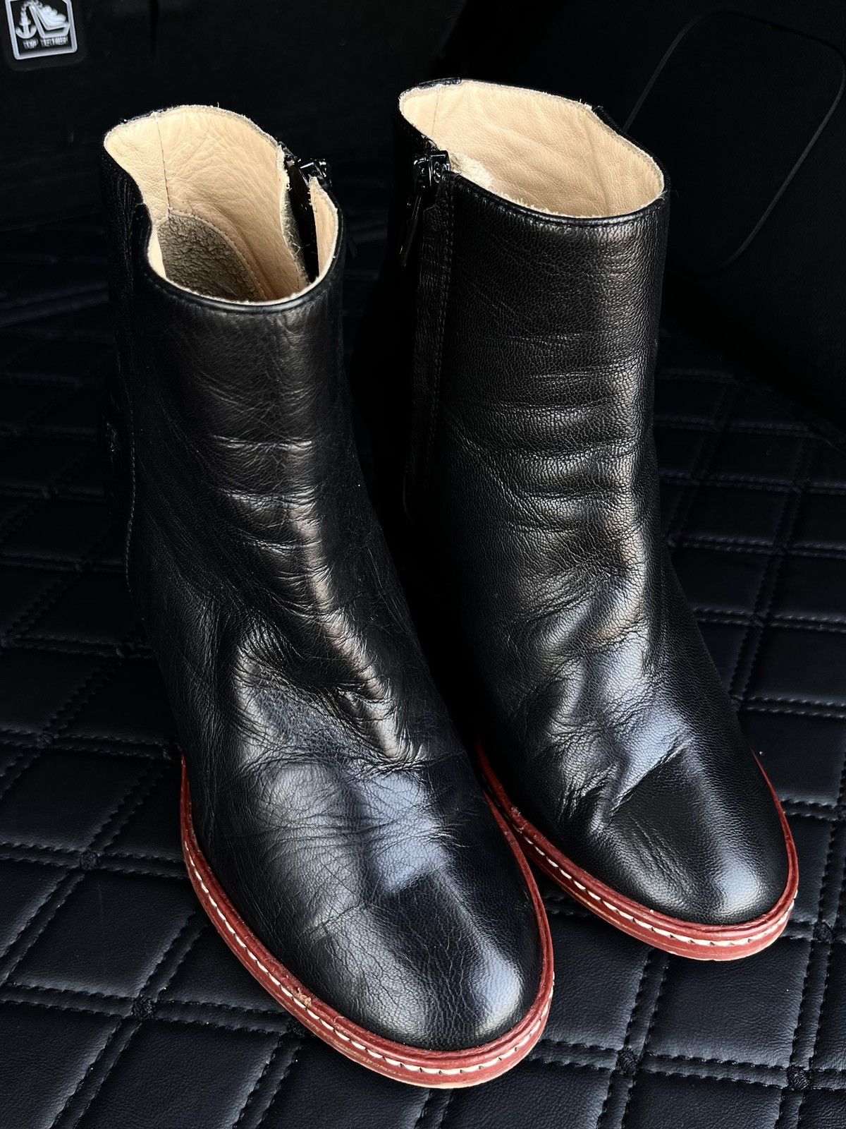 Maison Margiela Maison Margiela MM6 Wedge Boots Size US 5.5 / IT 35.5 - 1 Thumbnail