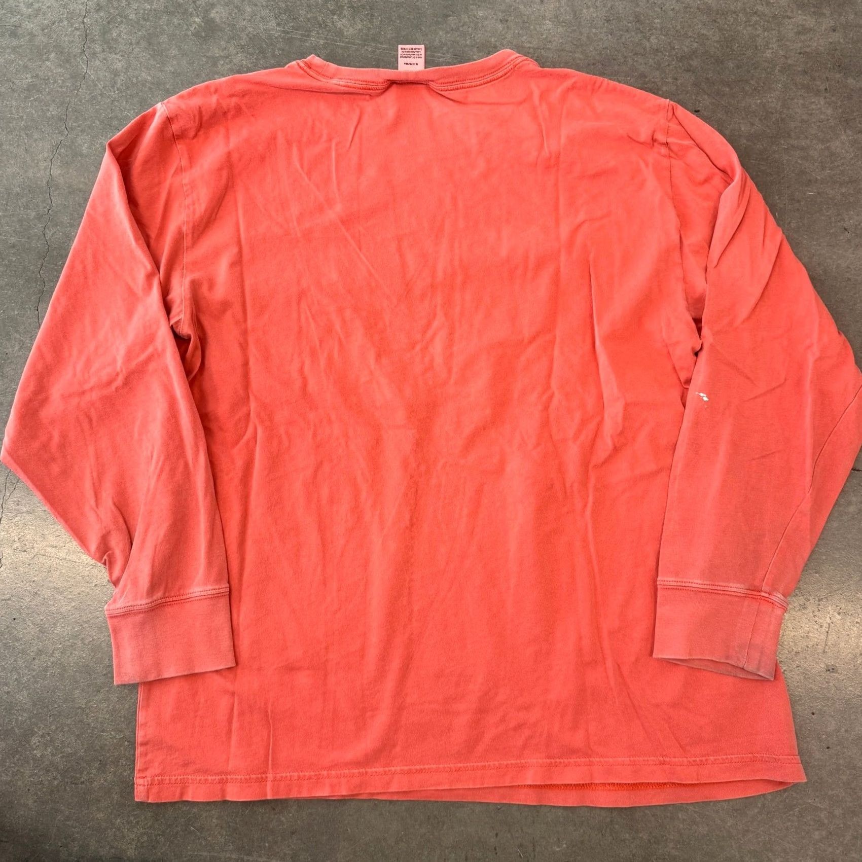 Victoria's Secret VINTAGE Victoria's Secret Pink Palm Springs California Peach Longsleeve M Orange Shirt Womens Size ONE SIZE - 2 Thumbnail