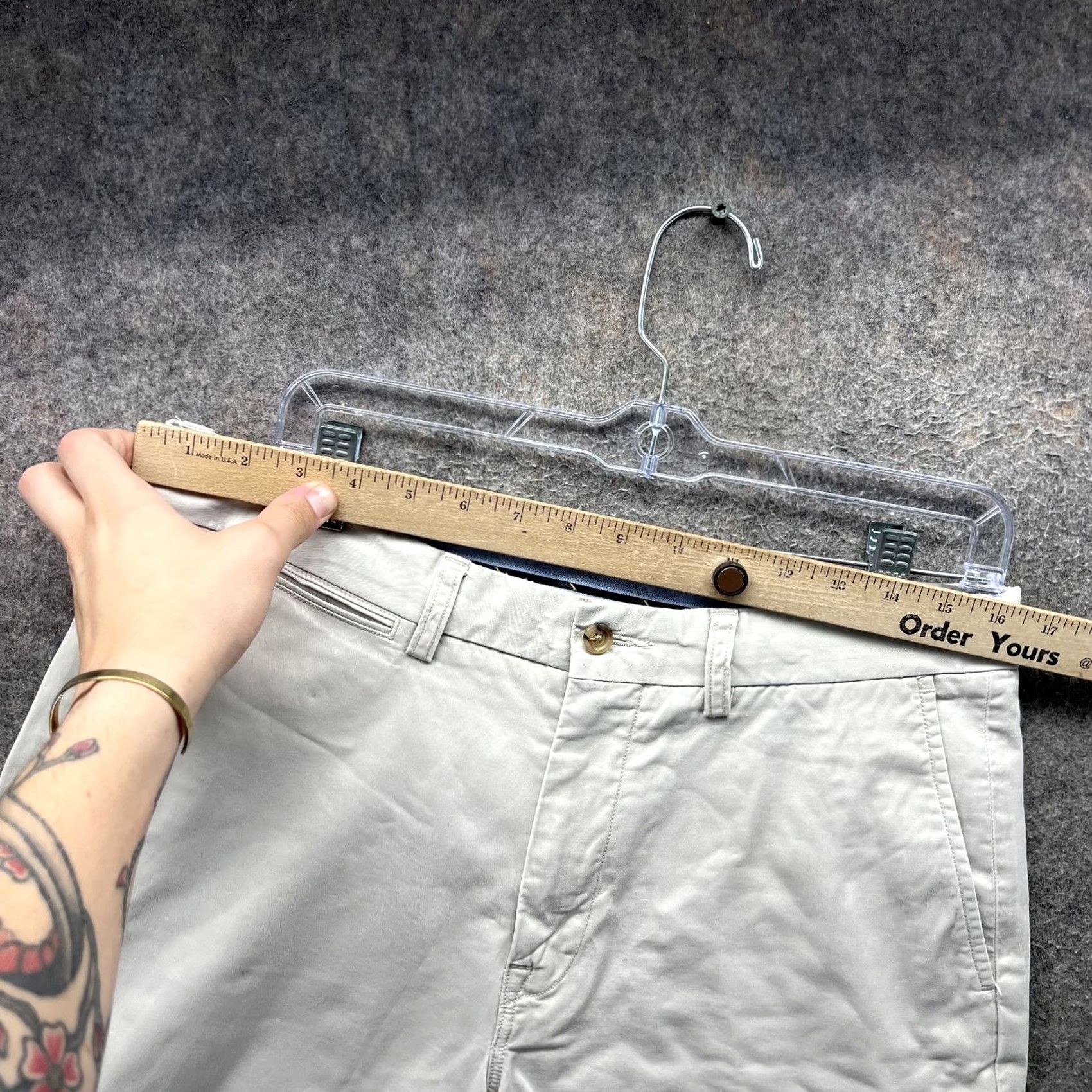 Polo Ralph Lauren Polo Ralph Lauren Shorts Mens 32 Beige Stretch Classic Fit Chino Casual 9 Inseam Size US XS / EU 42 / 0 - 3 Thumbnail