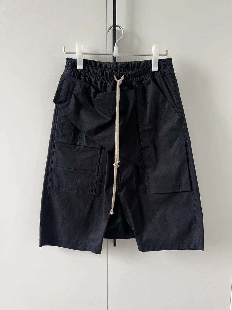Rick Owens Rick Owens Black Cargo Shorts Deconstructed - dmc Size US 36 / EU 52 - 1 Thumbnail